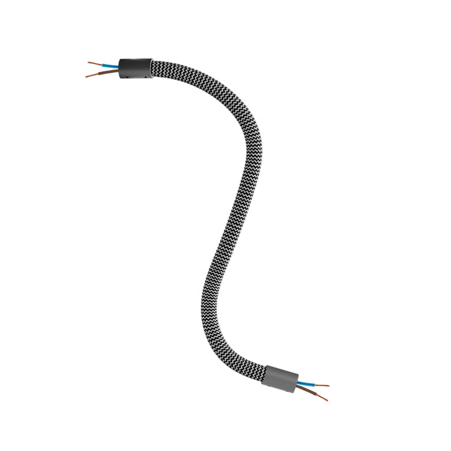 Kit Creative Flex tube flexible d’extension gainé de tissu RZ30 Noir Fer avec embouts métalliques - Image 12