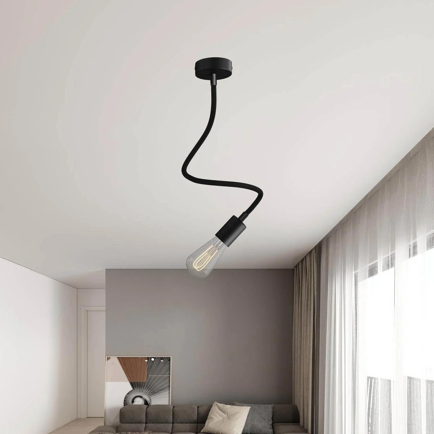 Kit Creative Flex tube flexible d’extension gainé de tissu RZ30 Noir Fer avec embouts métalliques - Image 16