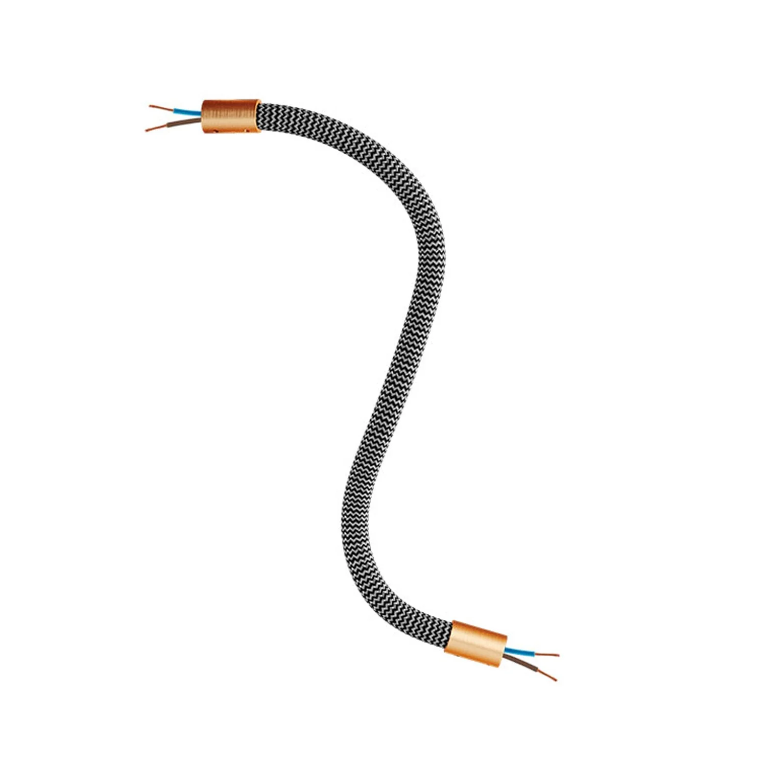 Kit Creative Flex tube flexible d’extension gainé de tissu RZ30 Noir Fer avec embouts métalliques - Image 26