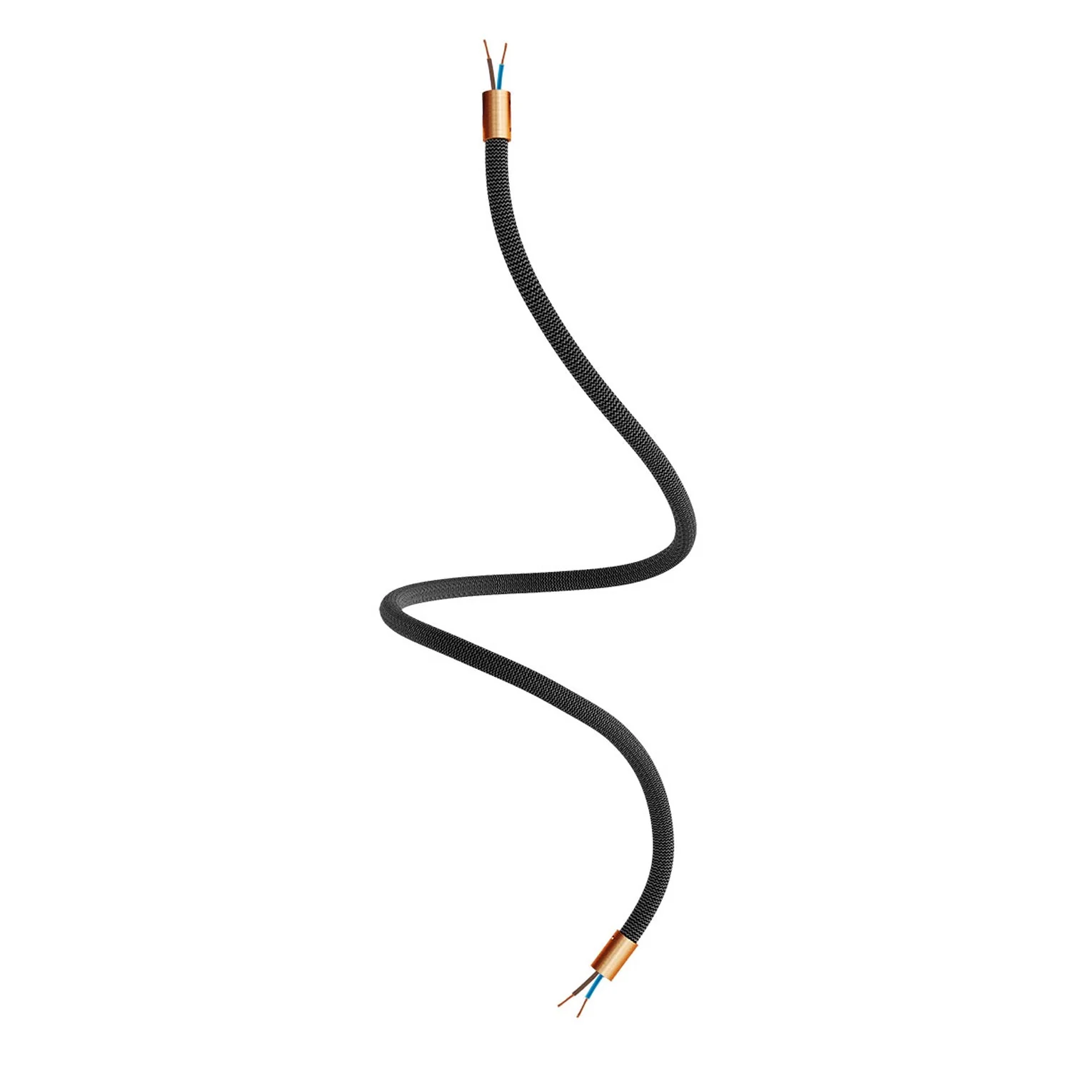 Kit Creative Flex tube flexible d’extension gainé de tissu RZ30 Noir Fer avec embouts métalliques - Image 31