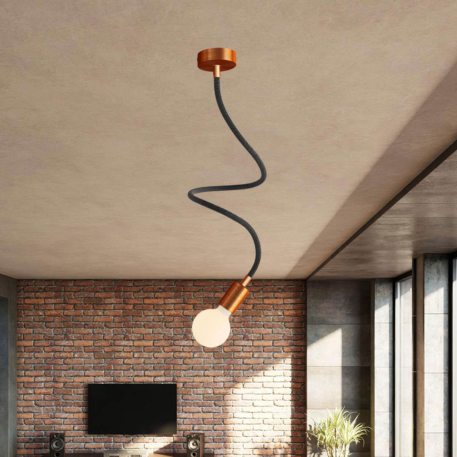 Kit Creative Flex tube flexible d’extension gainé de tissu RZ30 Noir Fer avec embouts métalliques - Image 32