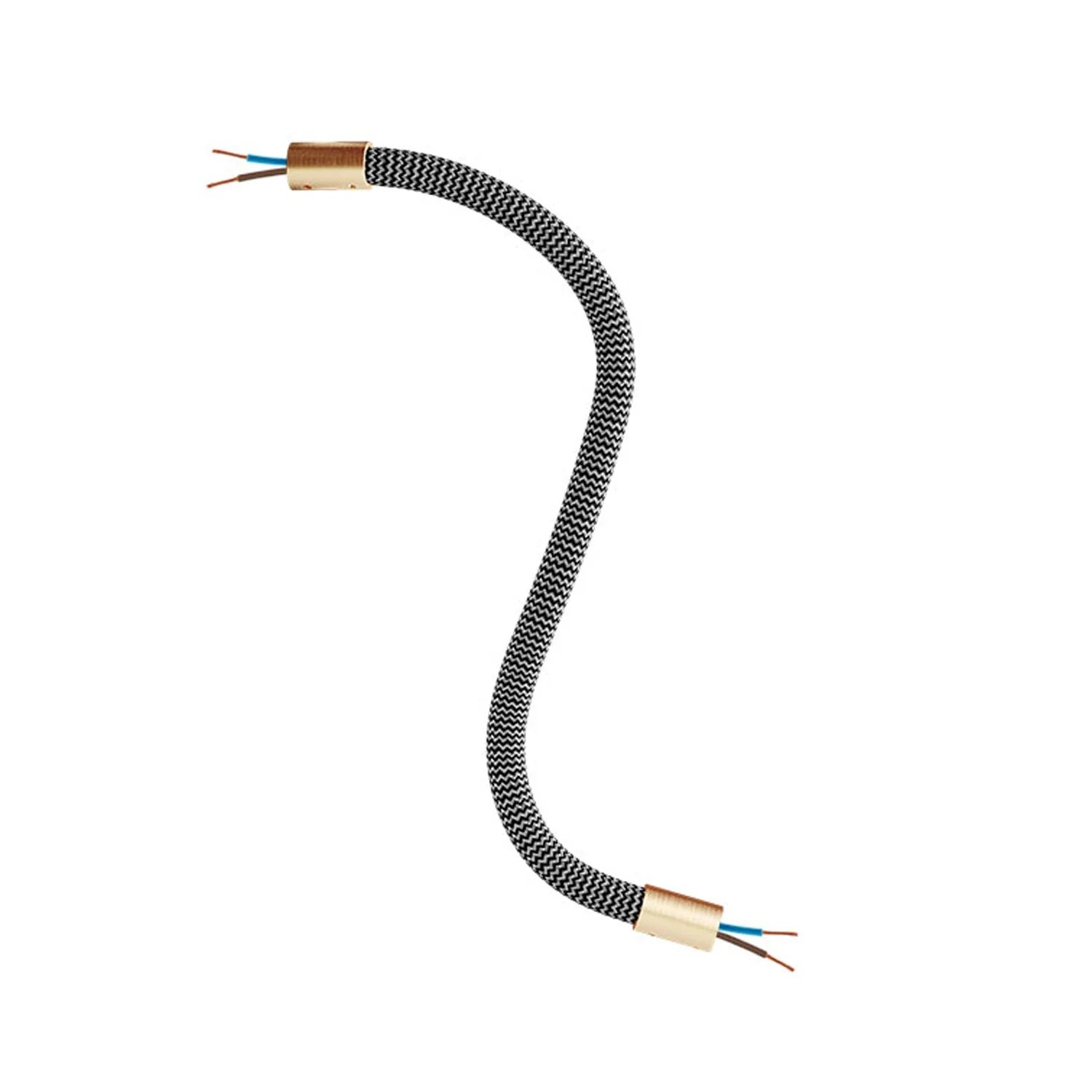Kit Creative Flex tube flexible d’extension gainé de tissu RZ30 Noir Fer avec embouts métalliques - Image 33