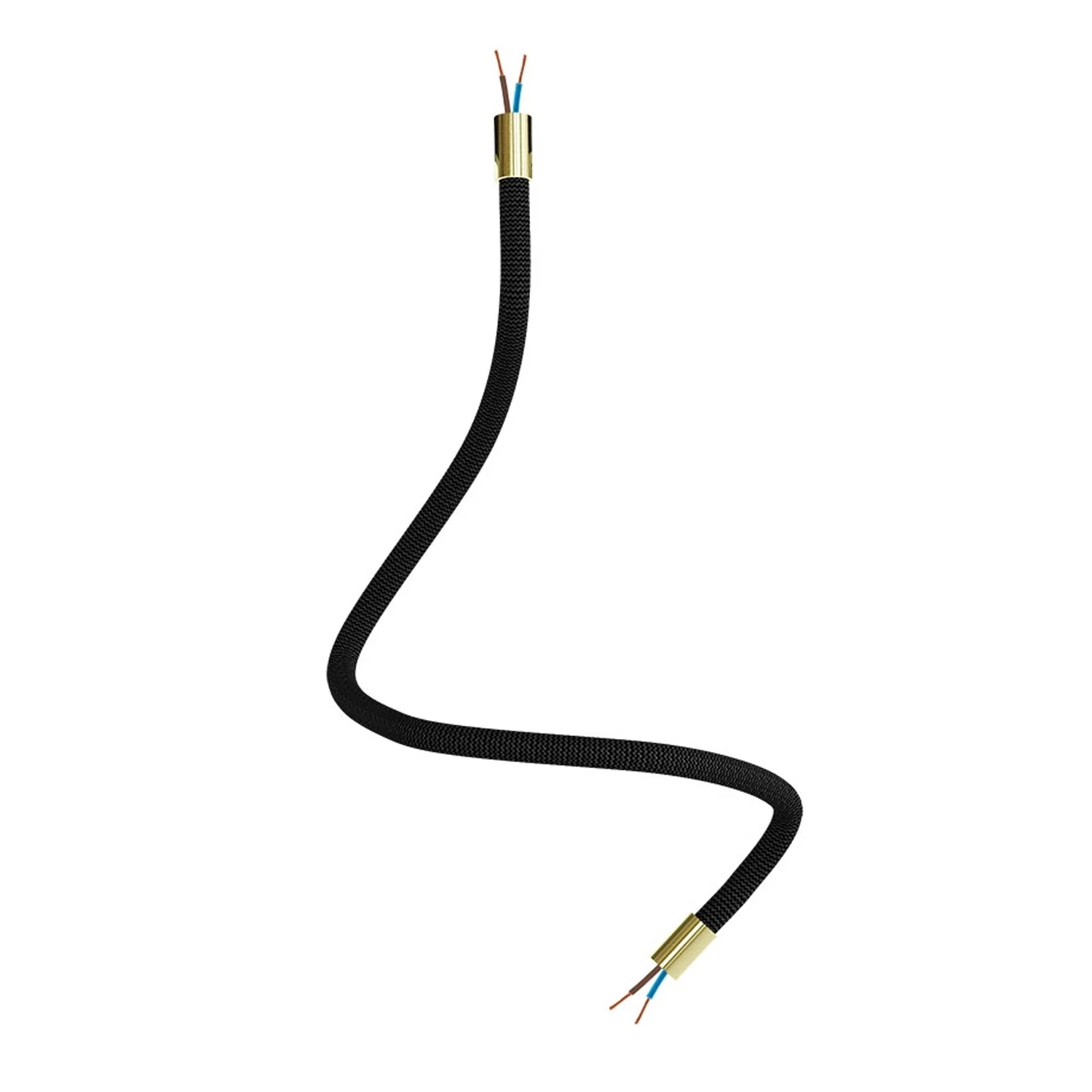 Kit Creative Flex tube flexible d’extension gainé de tissu RZ30 Noir Fer avec embouts métalliques - Image 36