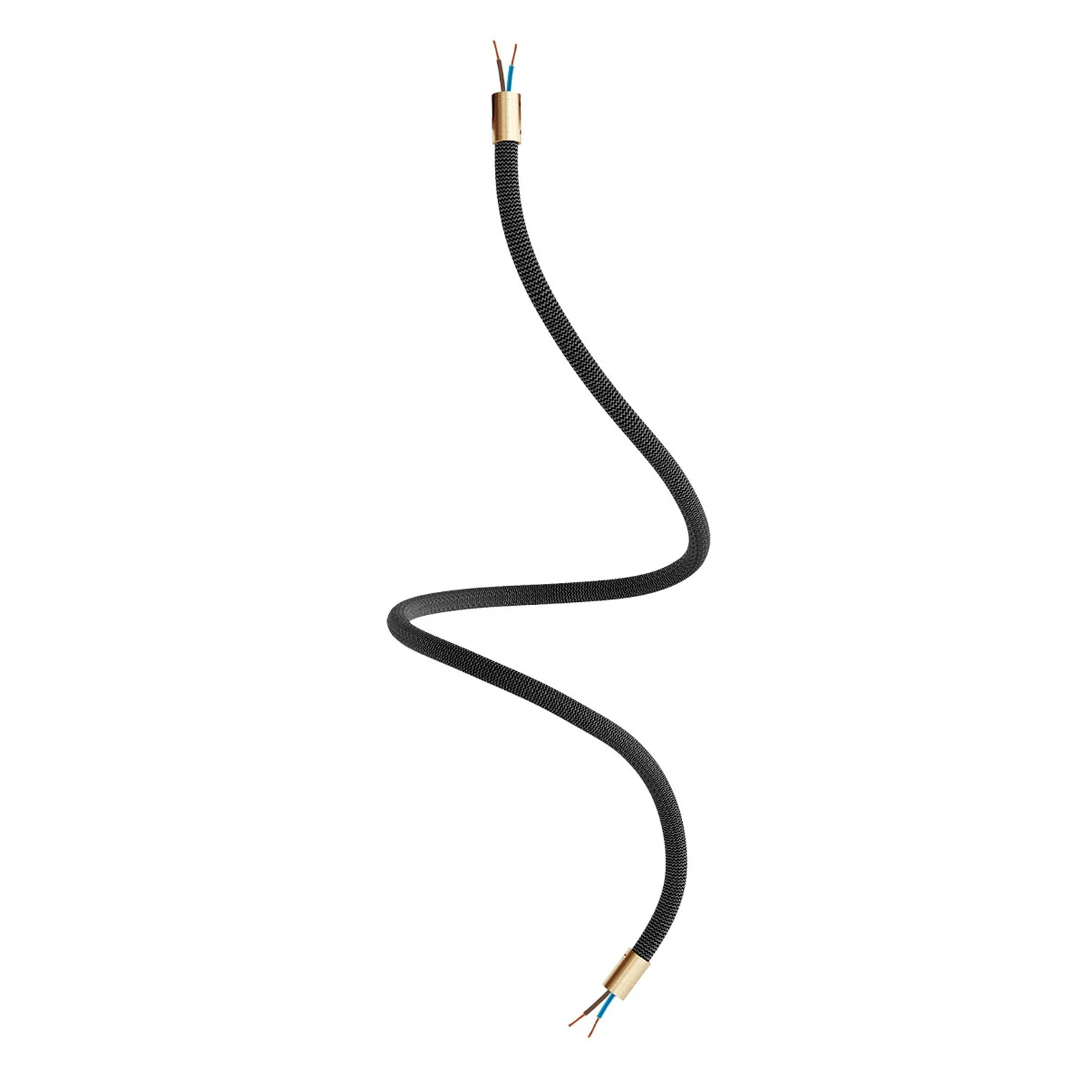 Kit Creative Flex tube flexible d’extension gainé de tissu RZ30 Noir Fer avec embouts métalliques - Image 38