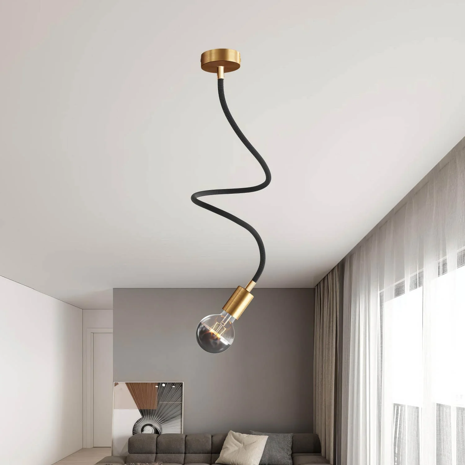 Kit Creative Flex tube flexible d’extension gainé de tissu RZ30 Noir Fer avec embouts métalliques - Image 39