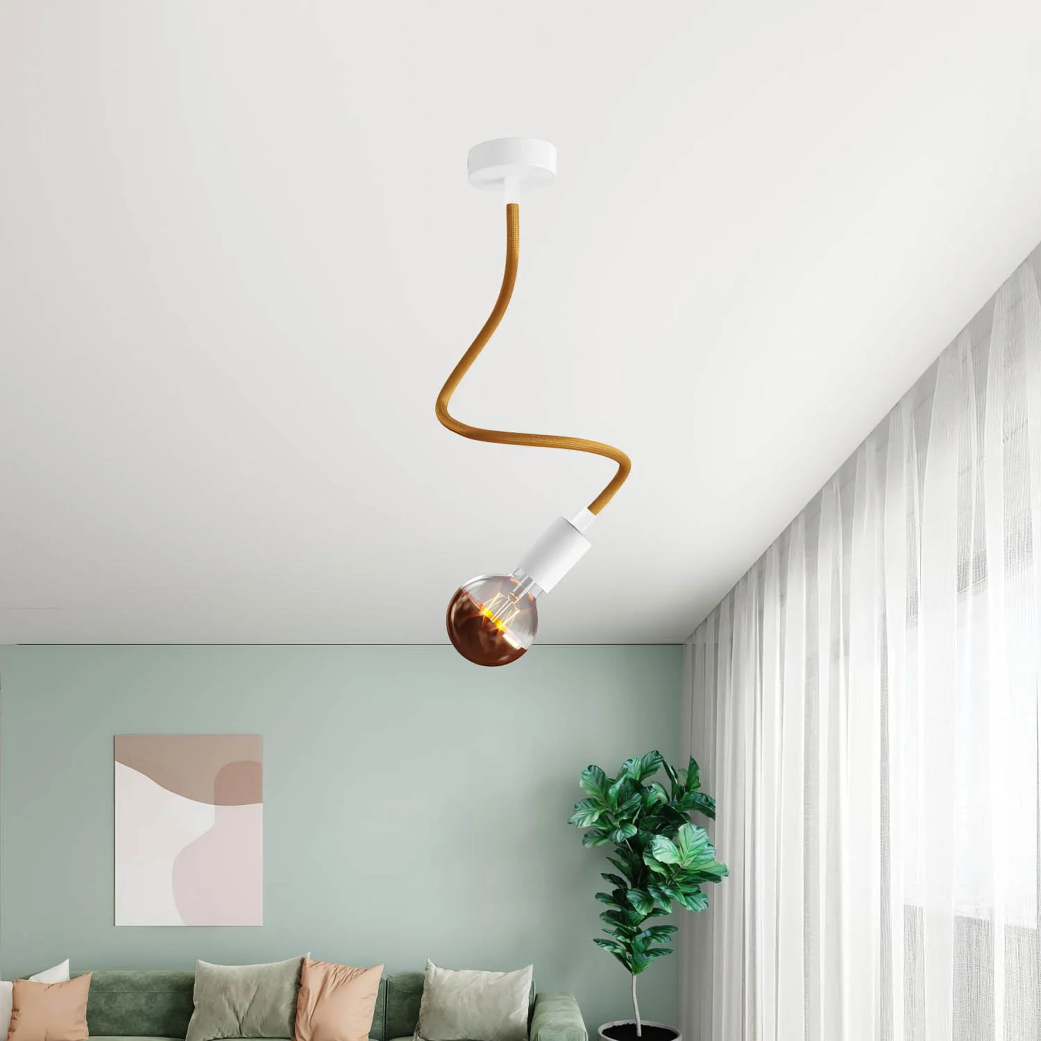 Kit Creative Flex tube flexible d’extension gainé de tissu RM73 Bronze avec embouts métalliques - Image 7