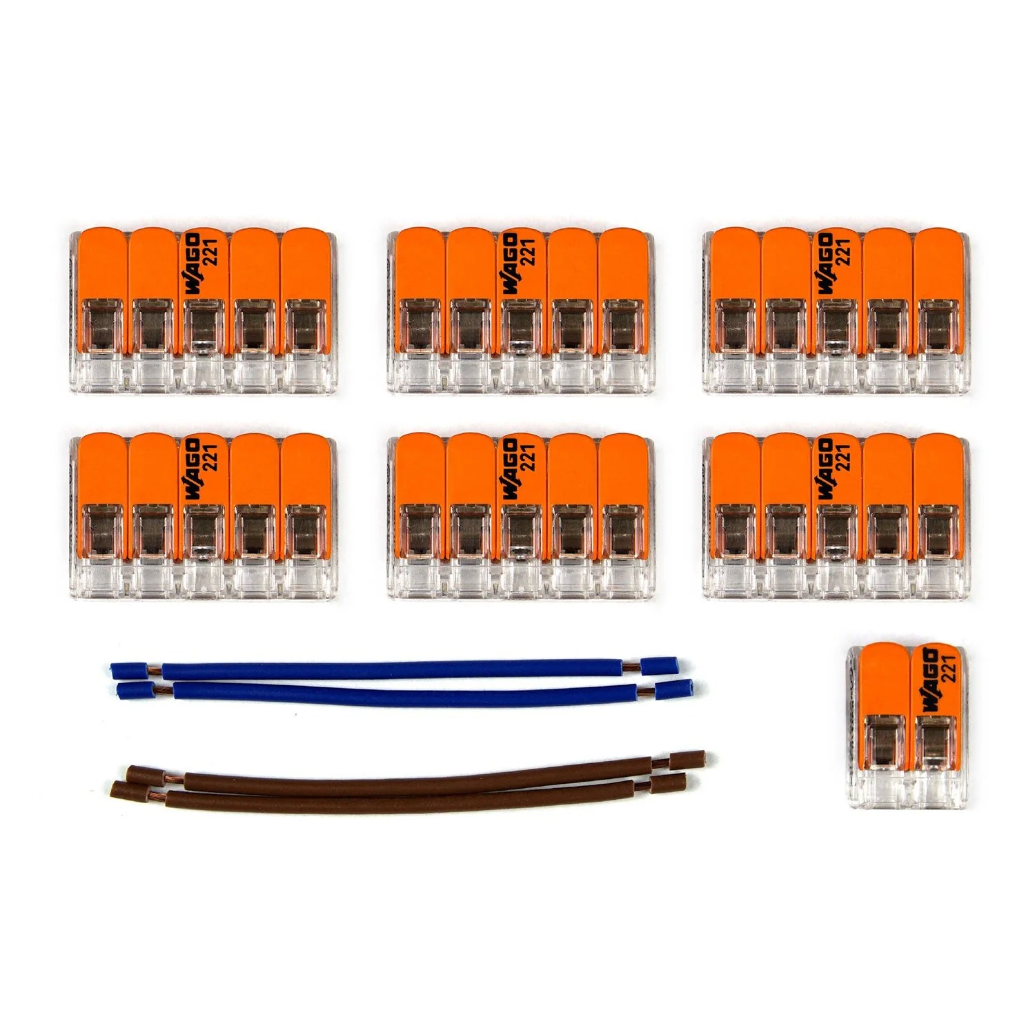 Kit de connexion WAGO compatible avec câble 2x pour pavillon à 9 trous