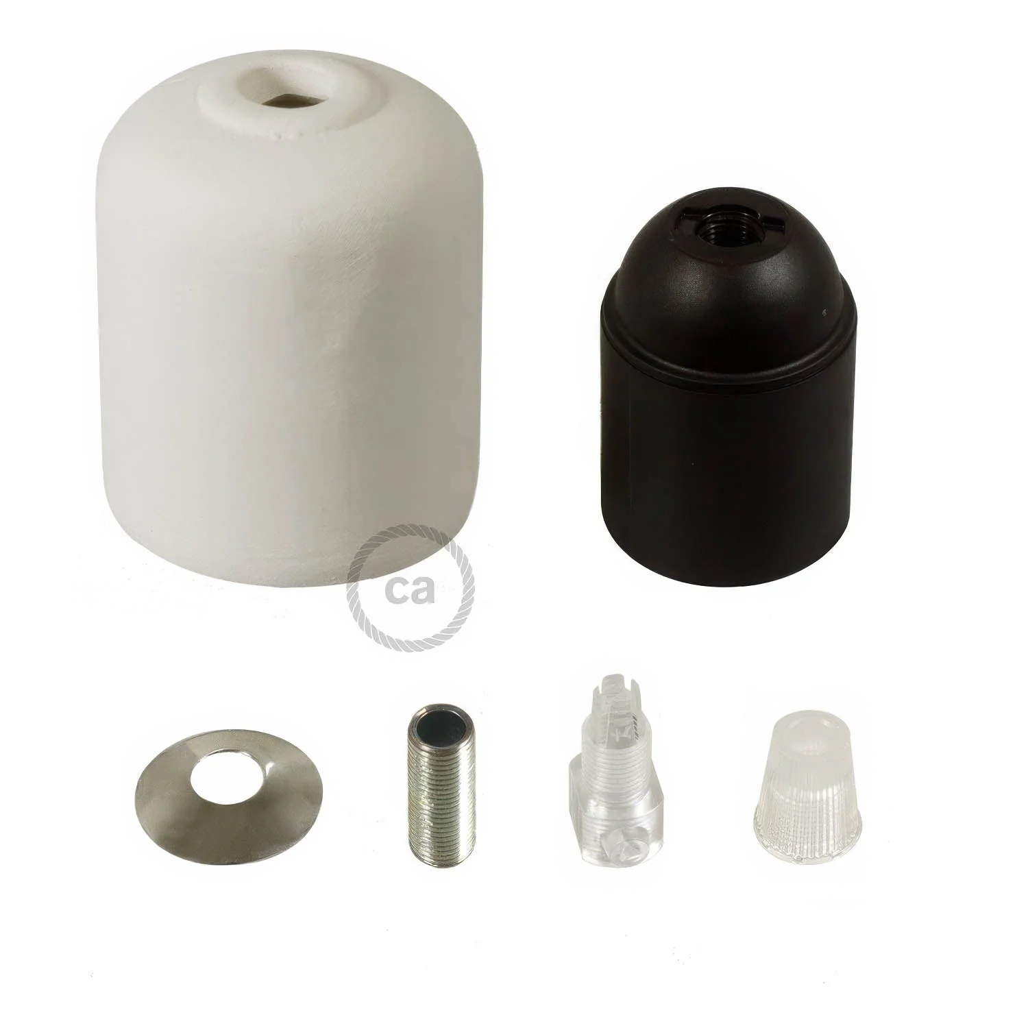 Kit douille ampoule E26 céramique fait main - Cookie - Image 2