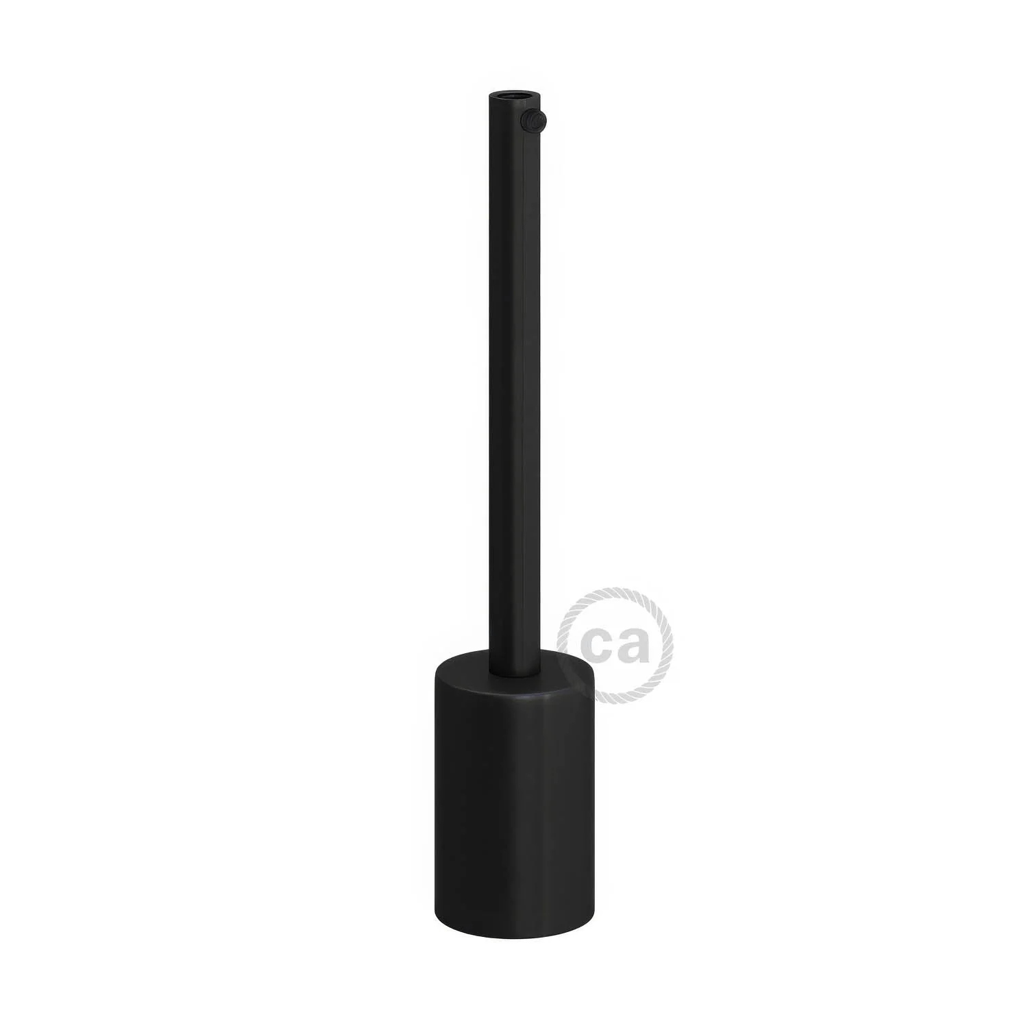Kit douille longue métallique UL E26 avec presse-étoupe 15 cm - Noir - Image 3
