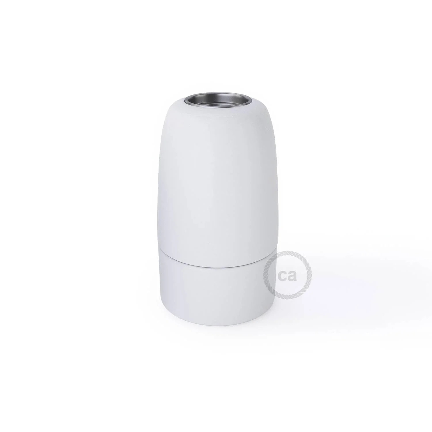 Kit douille E14 en porcelaine - Blanc - Image 3