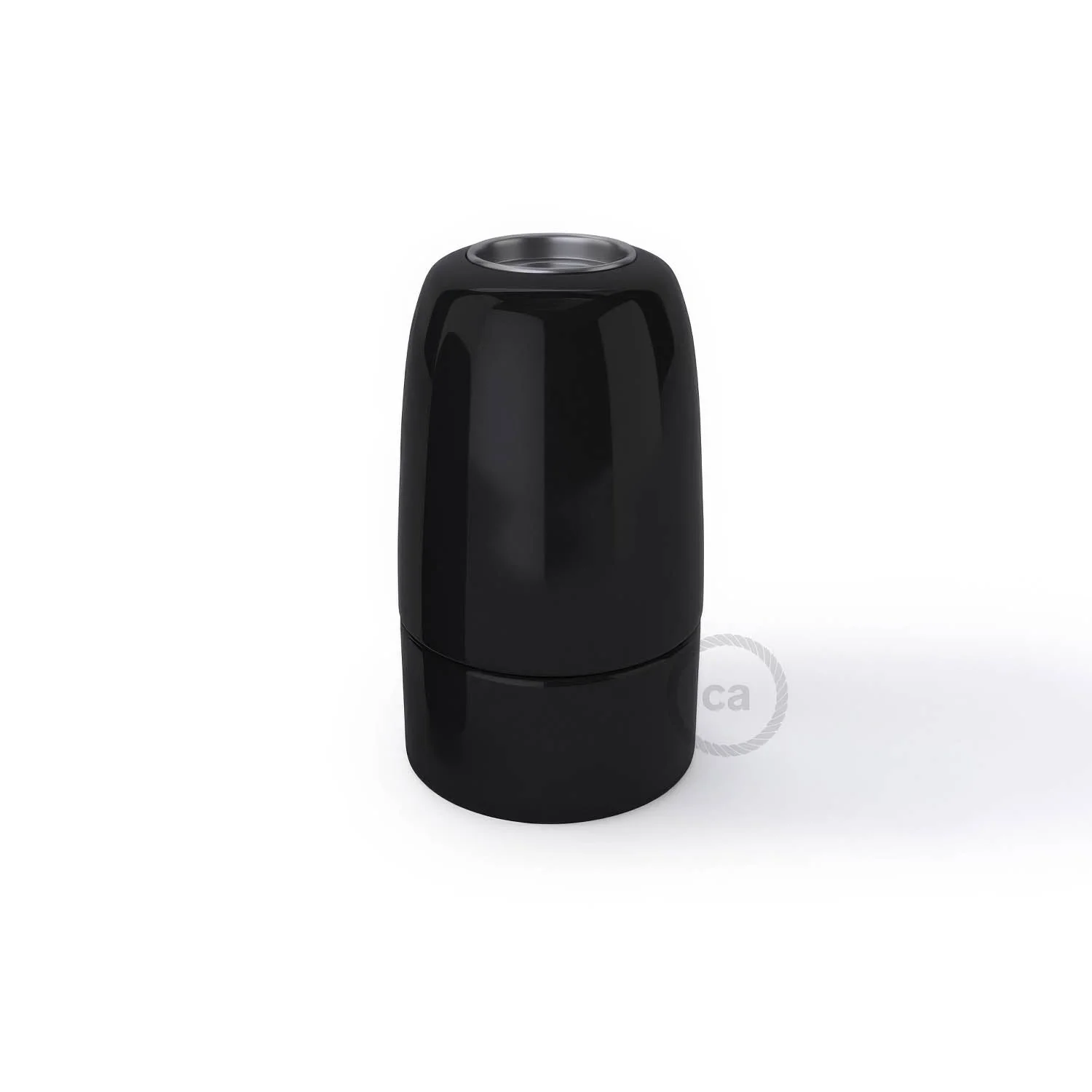Kit douille E14 en porcelaine - Noir - Image 3