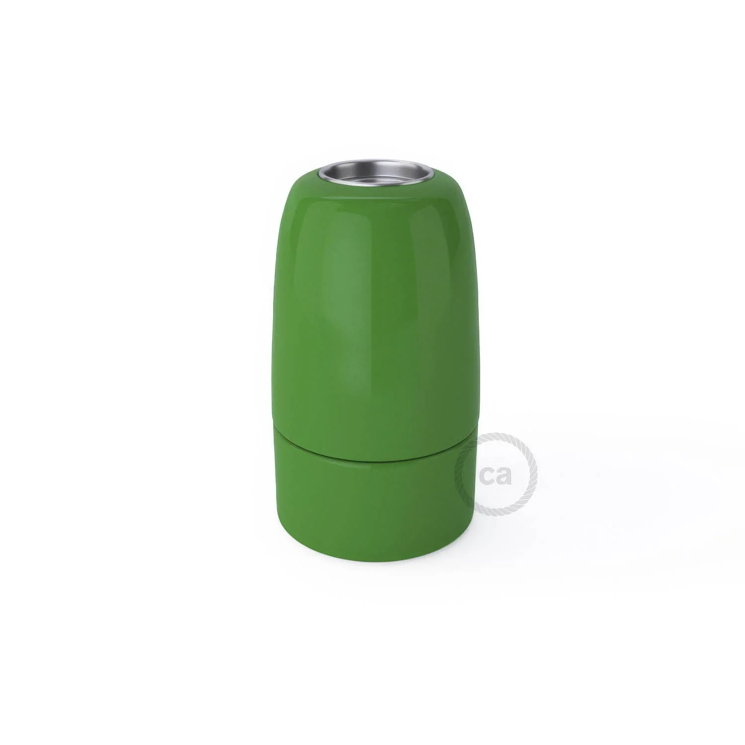 Kit douille E14 en porcelaine - Vert - Image 3