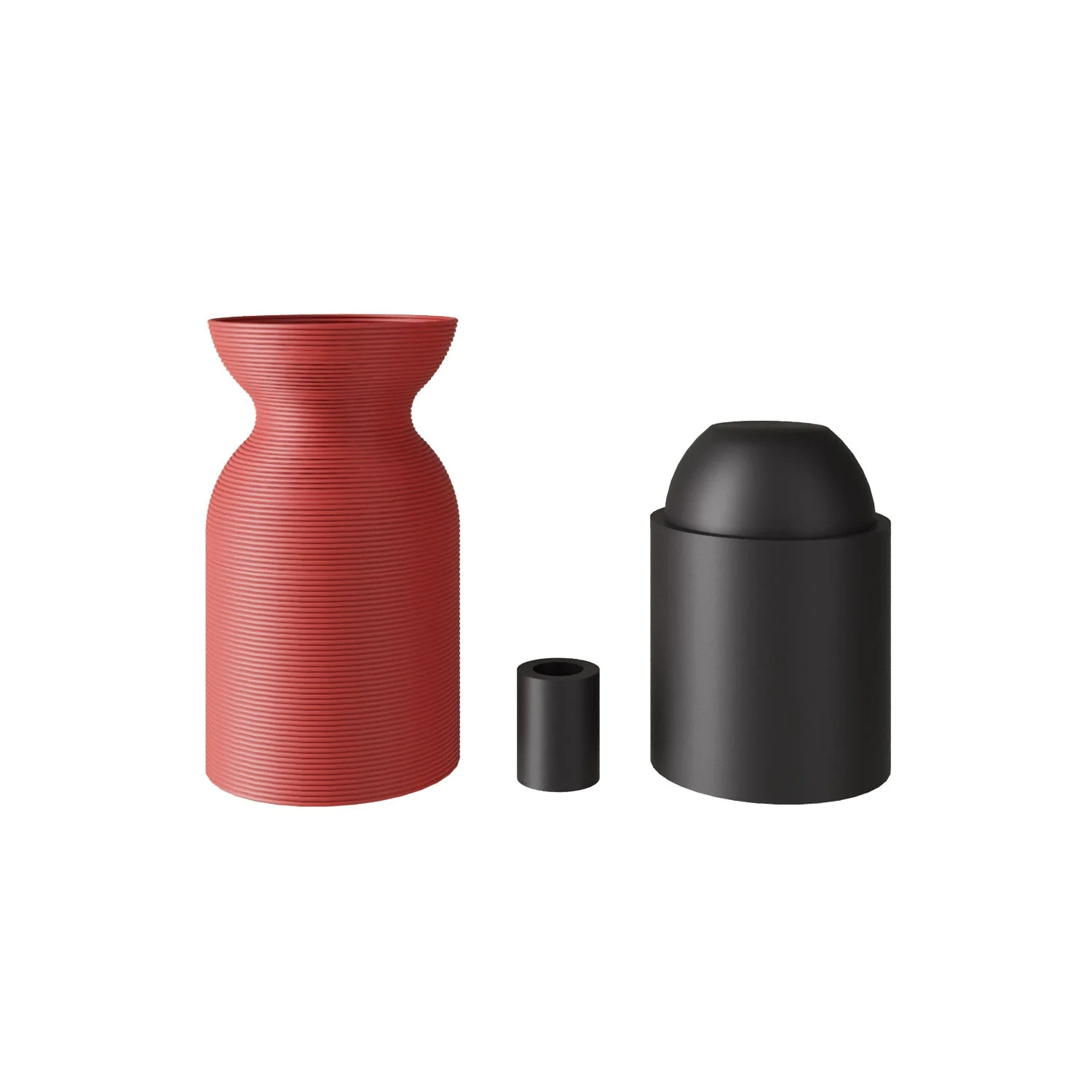 Kit douille E26 en plastique recyclé issu de l’impression 3D - Terracotta - Image 2