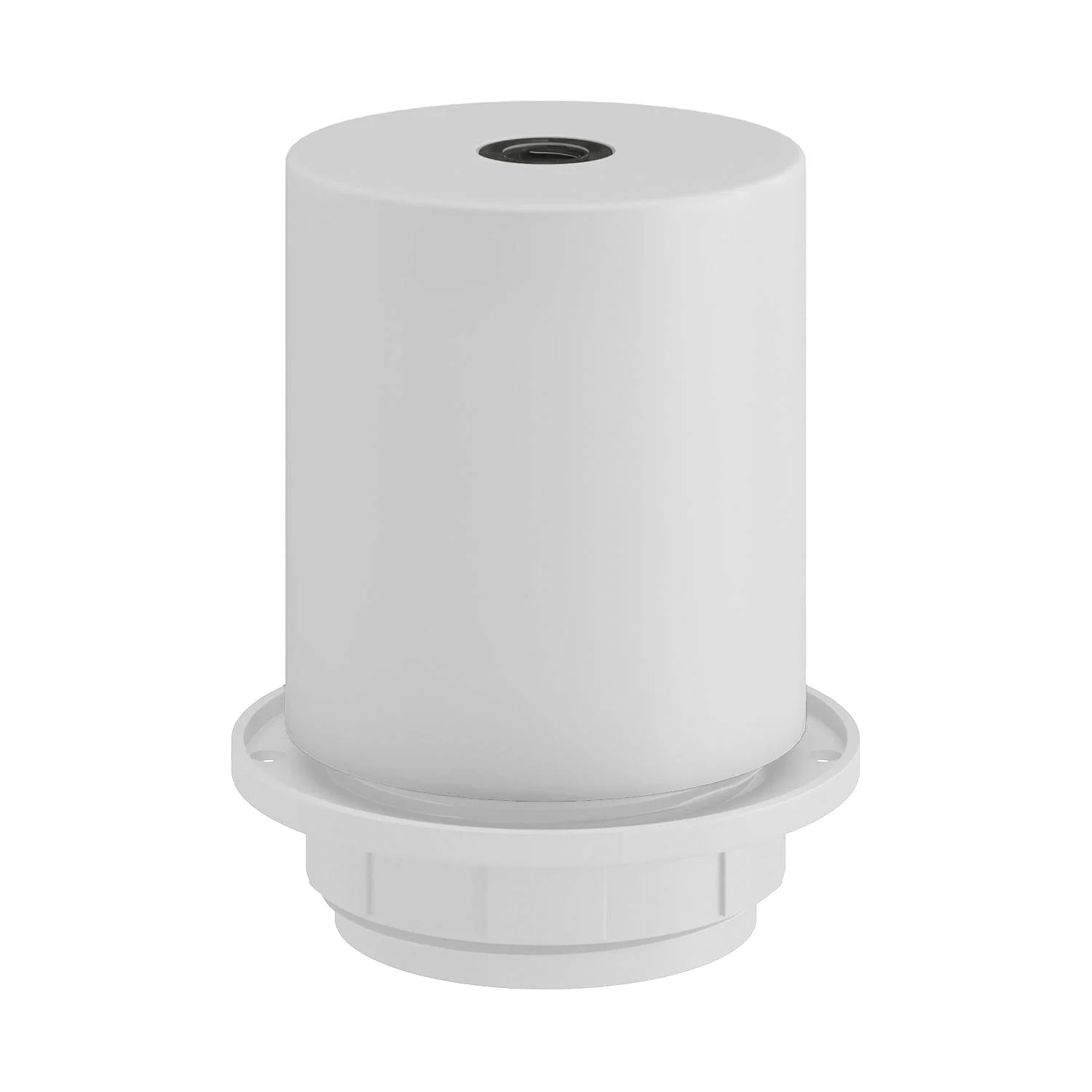 Kit douille en métal semi-fileté E26 avec serre-câble caché - Blanc mat - Image 4