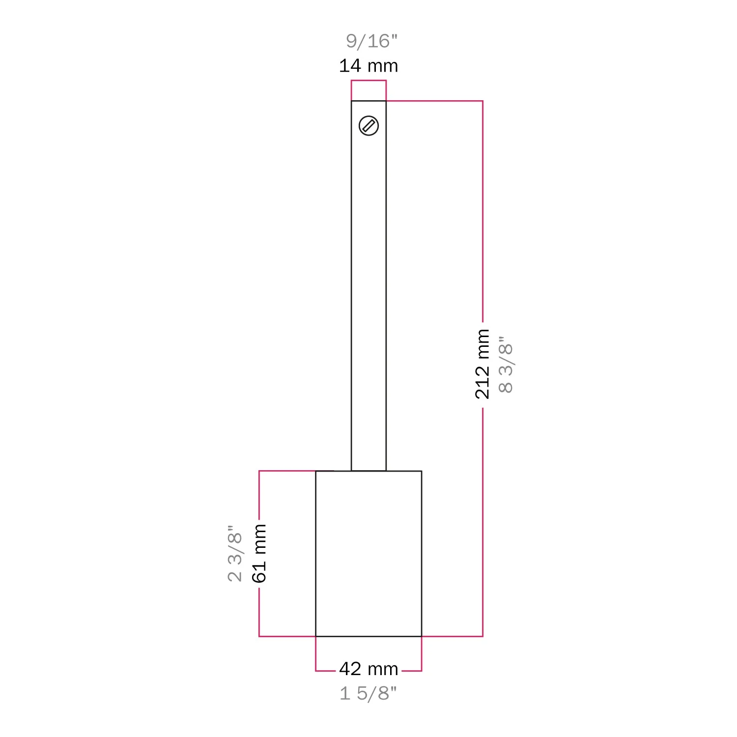 Kit douille E27 cylindrique en métal avec serre-câble de 15 cm - Noir perle - Image 4