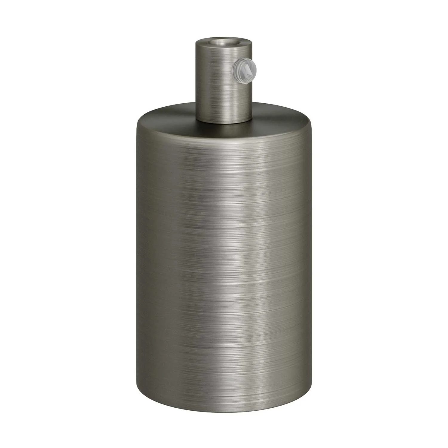 Kit douille E27 cylindrique en métal - Titane satiné - Image 7