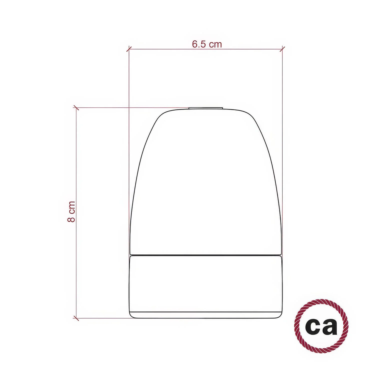 Kit douille E40 en porcelaine - Blanc - Image 4