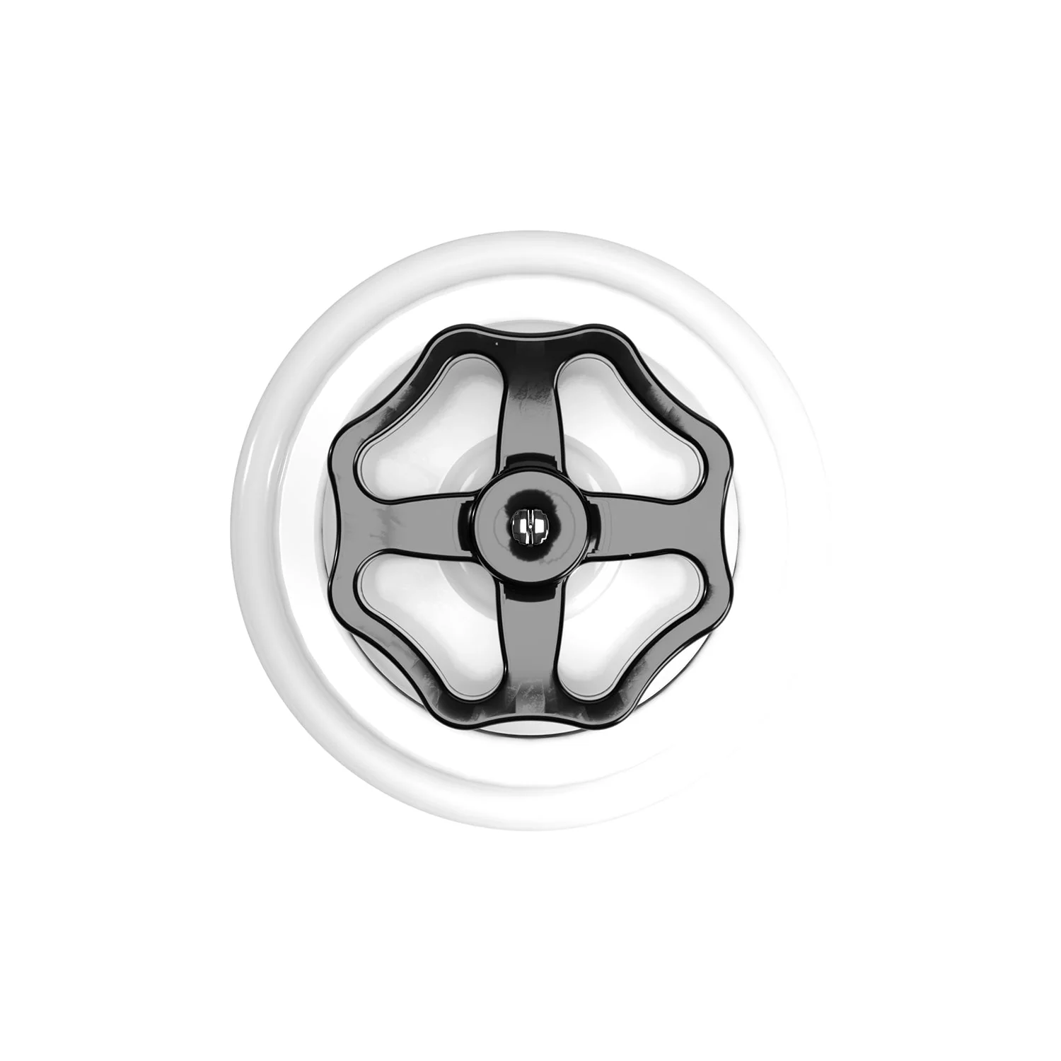 Kit interrupteur/va-et-vient avec bouton et base en porcelaine blanche - Image 10