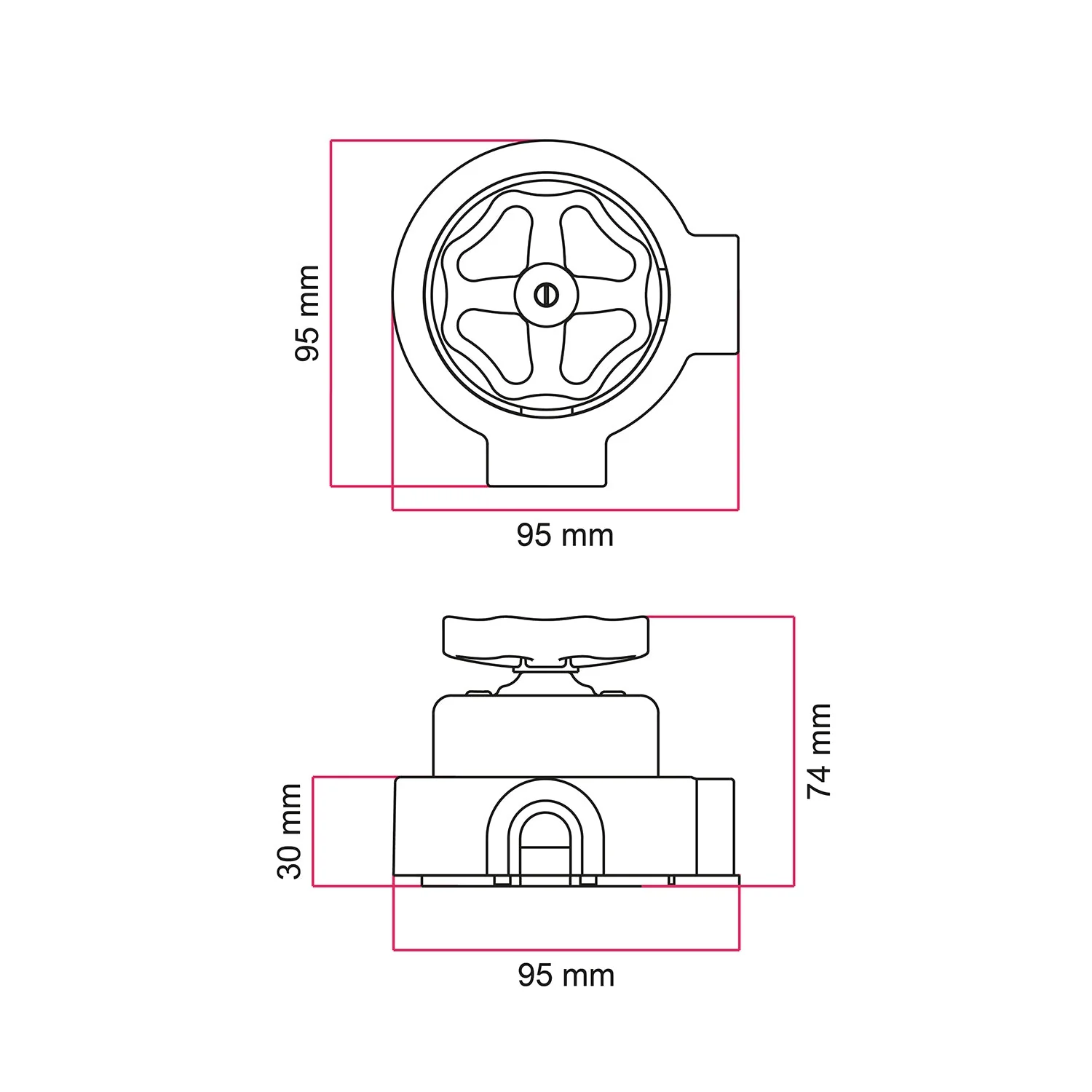 Kit interrupteur/va-et-vient avec bouton et base pour Creative-Tubes en porcelaine noire - Image 13