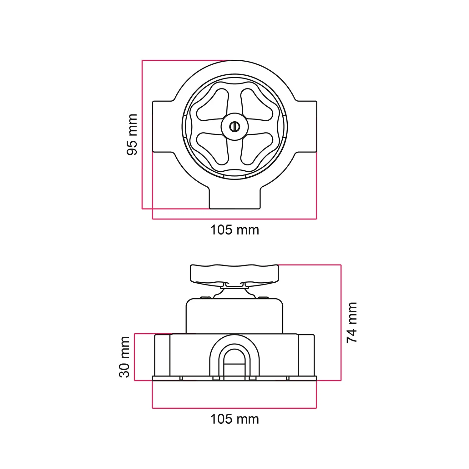 Kit interrupteur/va-et-vient avec bouton et base pour Creative-Tubes en porcelaine noire - Image 27