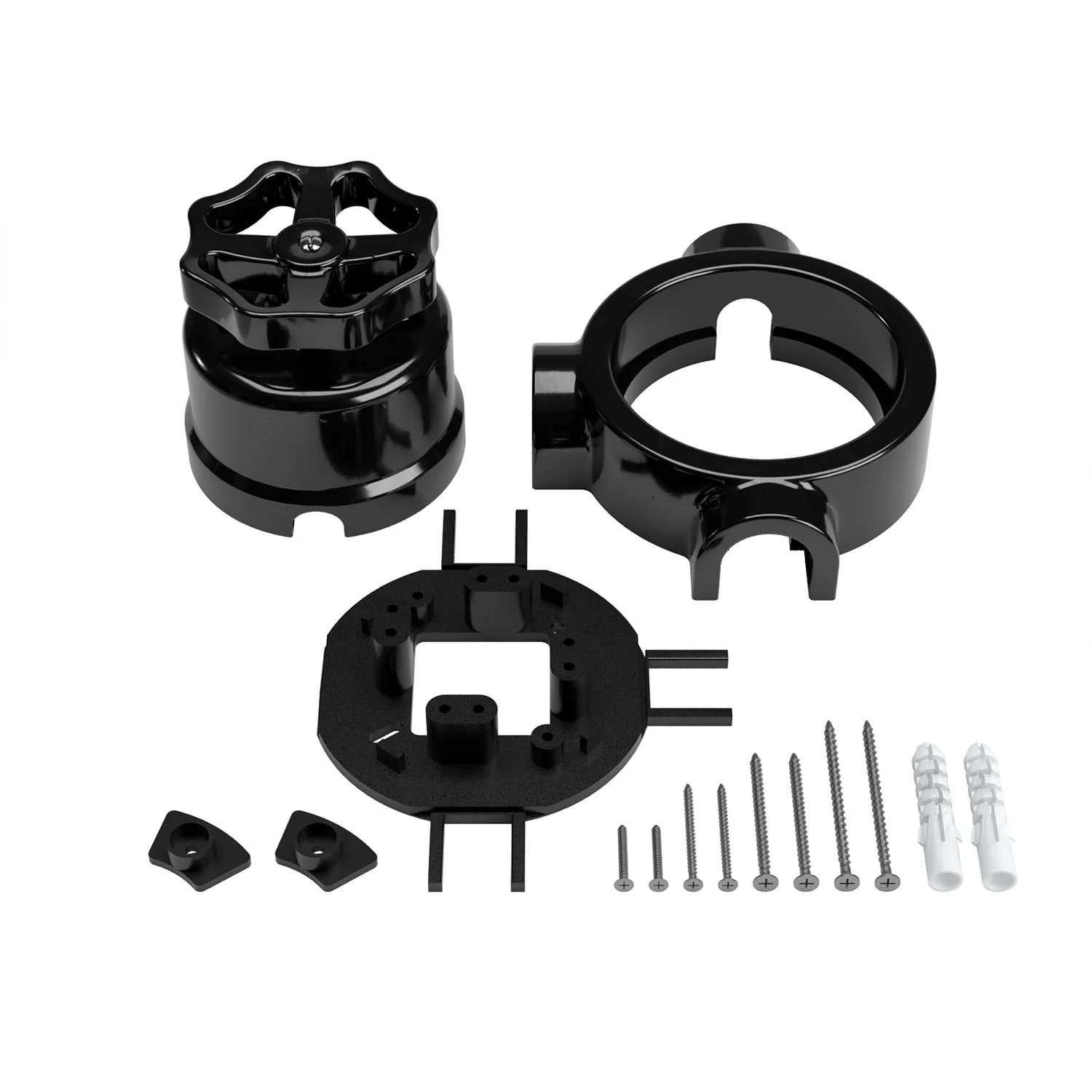 Kit interrupteur/va-et-vient avec bouton et base pour Creative-Tubes en porcelaine noire - Image 46