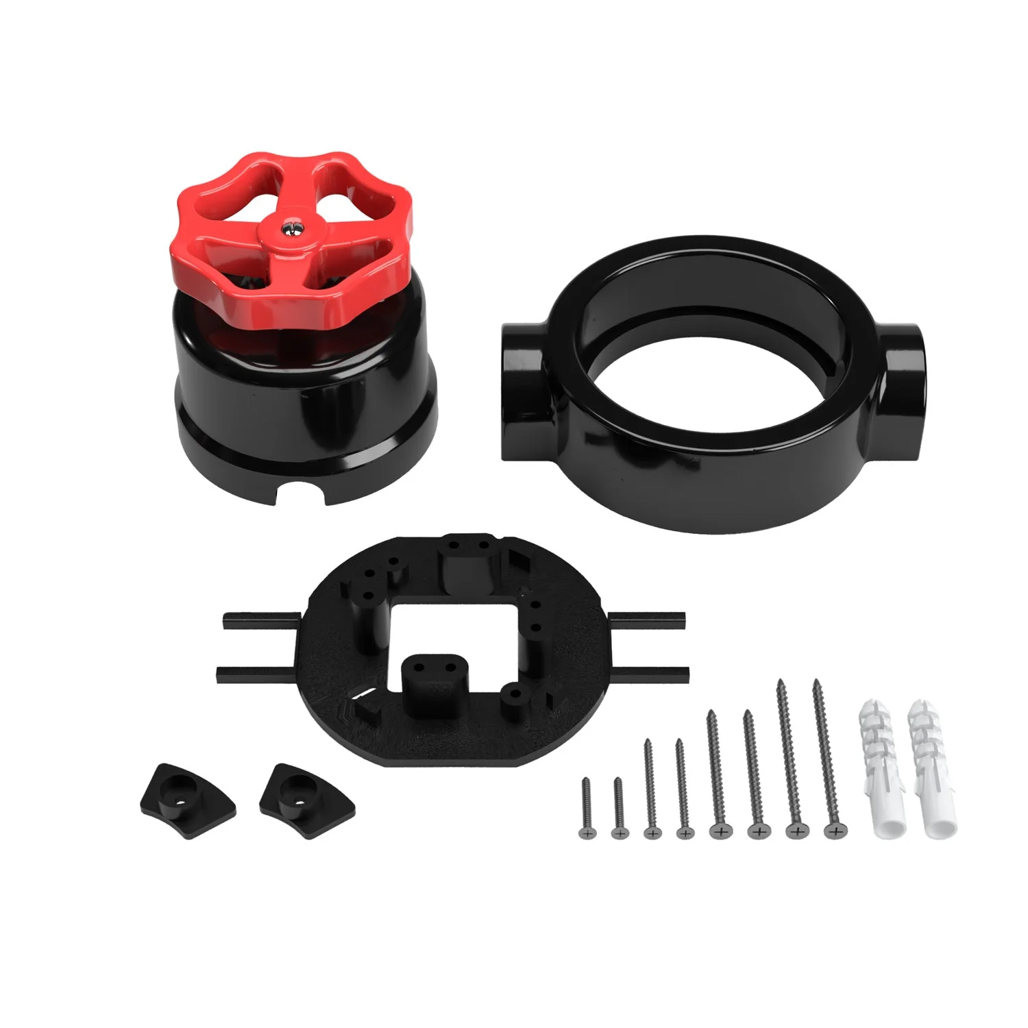 Kit interrupteur/va-et-vient avec bouton et base pour Creative-Tubes en porcelaine noire - Image 61