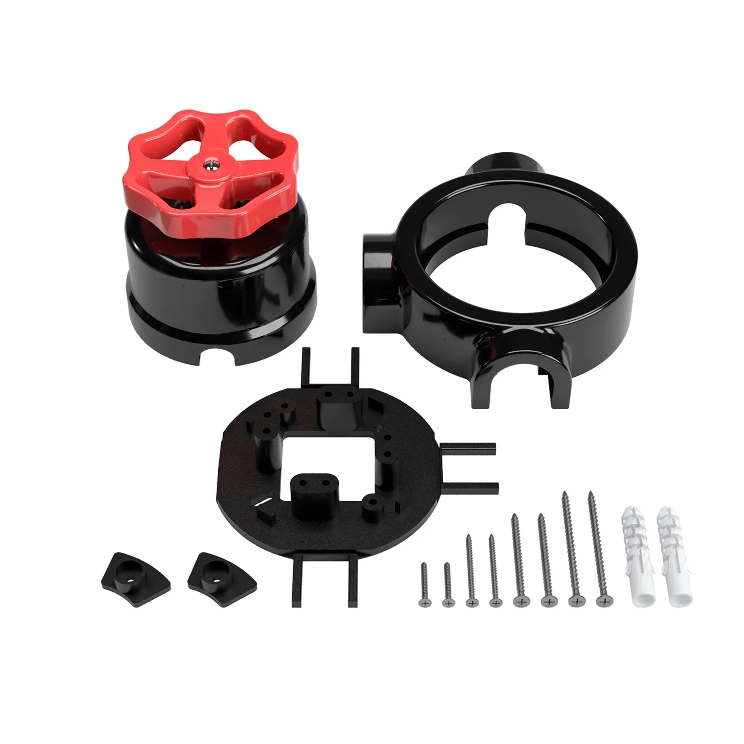 Kit interrupteur/va-et-vient avec bouton et base pour Creative-Tubes en porcelaine noire - Image 66