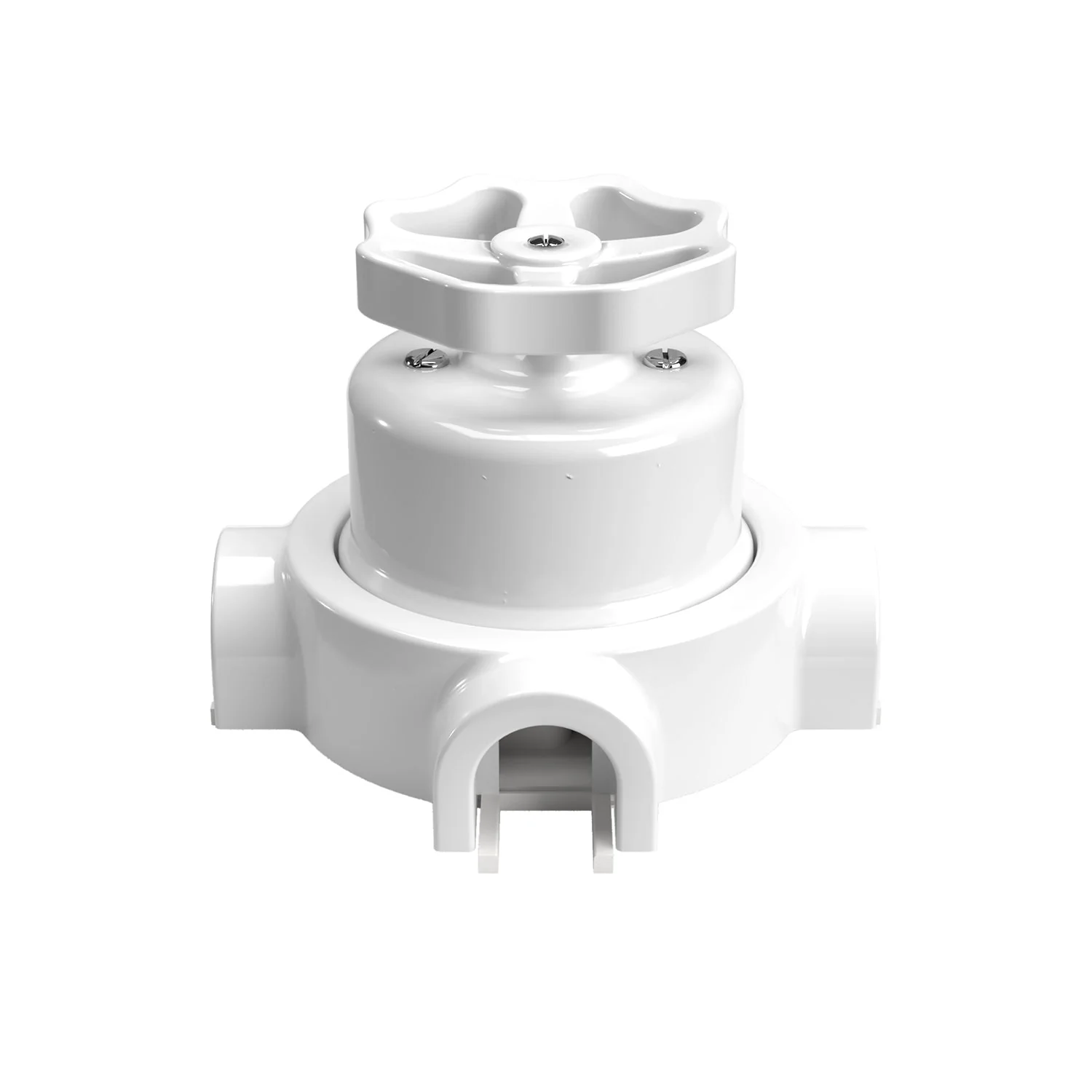 Kit interrupteur/va-et-vient avec bouton rotatif et base pour Creative-Tubes en porcelaine blanche - Image 22