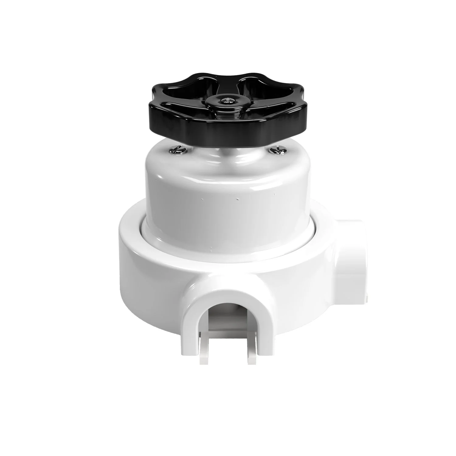 Kit interrupteur/va-et-vient avec bouton rotatif et base pour Creative-Tubes en porcelaine blanche - Image 34