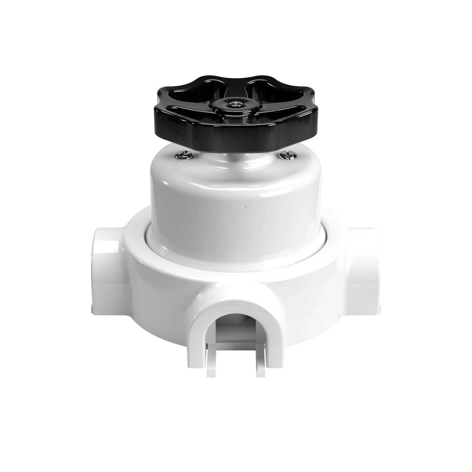 Kit interrupteur/va-et-vient avec bouton rotatif et base pour Creative-Tubes en porcelaine blanche - Image 44