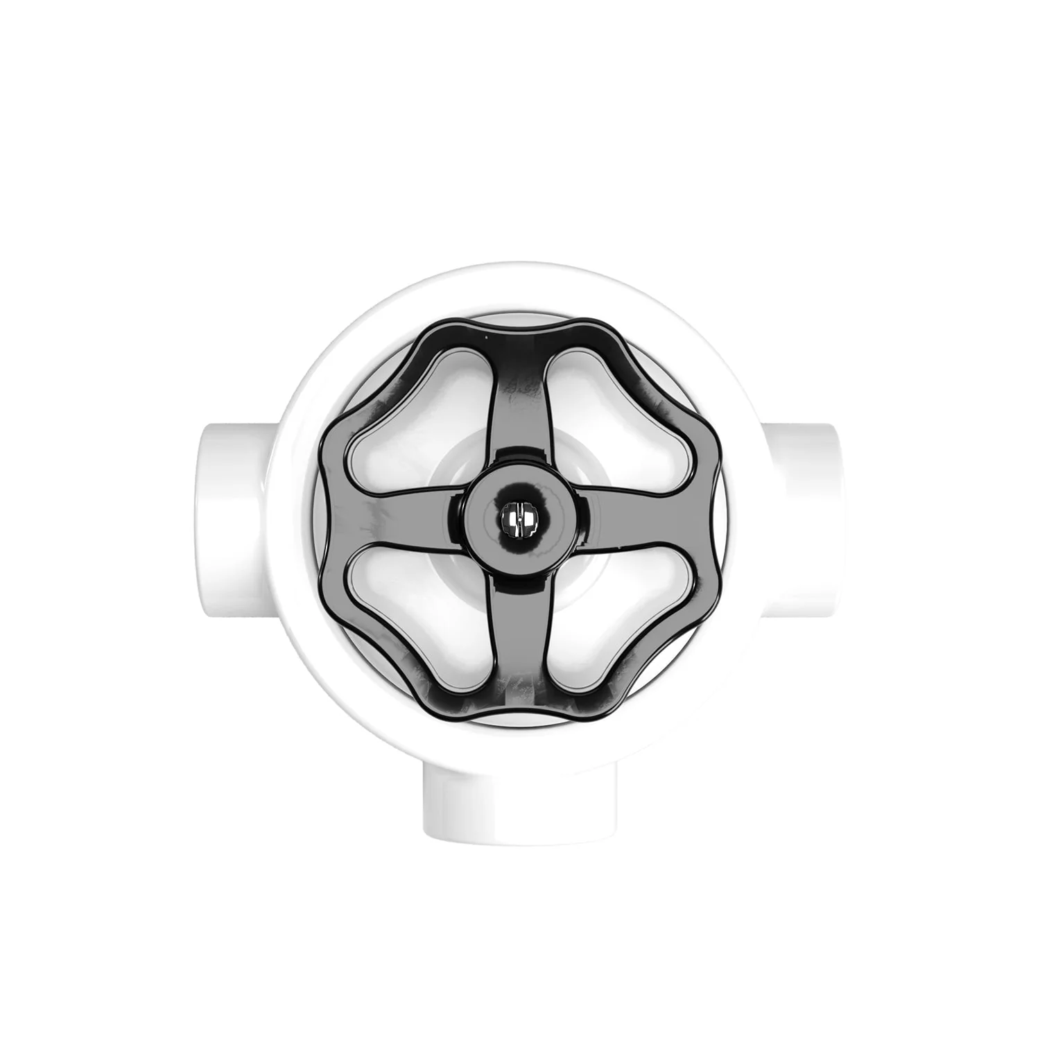 Kit interrupteur/va-et-vient avec bouton rotatif et base pour Creative-Tubes en porcelaine blanche - Image 45