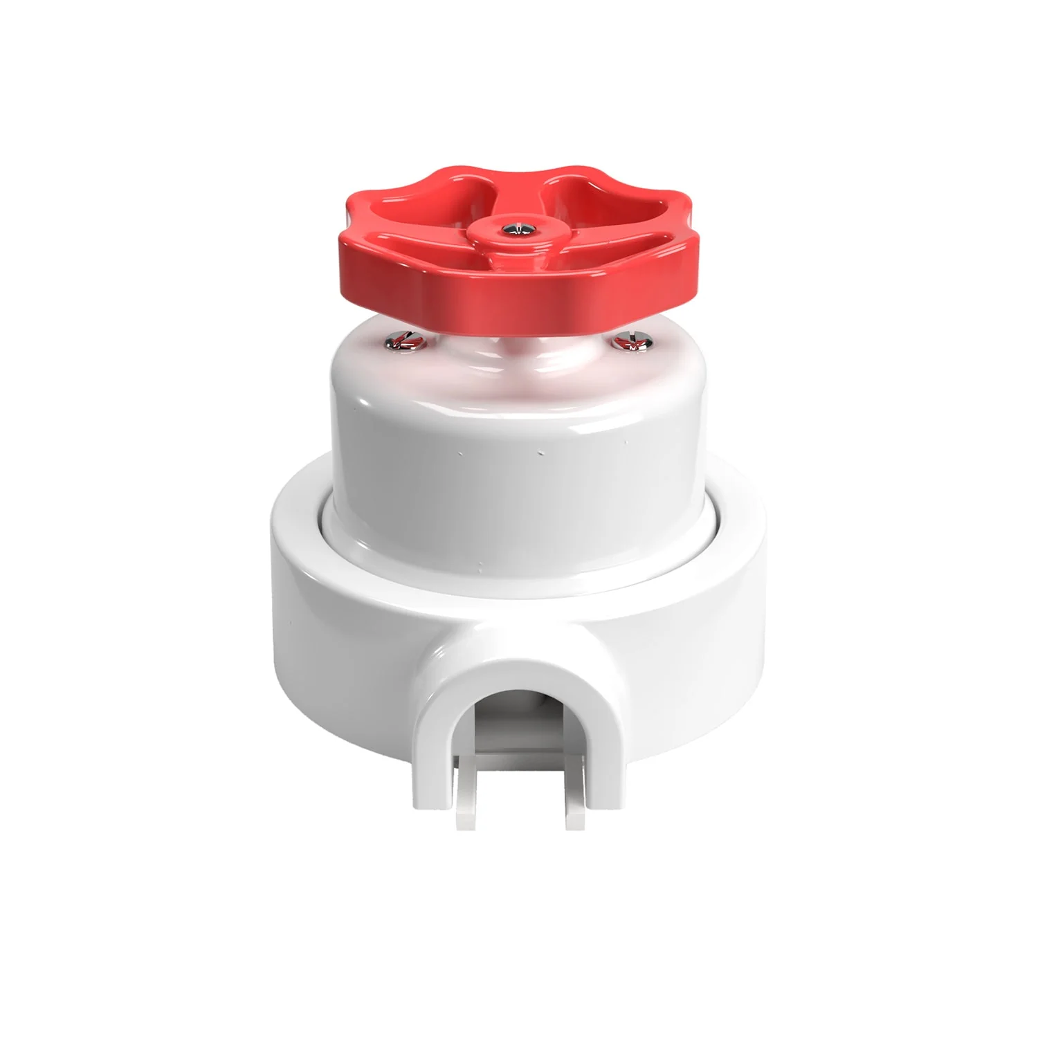 Kit interrupteur/va-et-vient avec bouton rotatif et base pour Creative-Tubes en porcelaine blanche - Image 49
