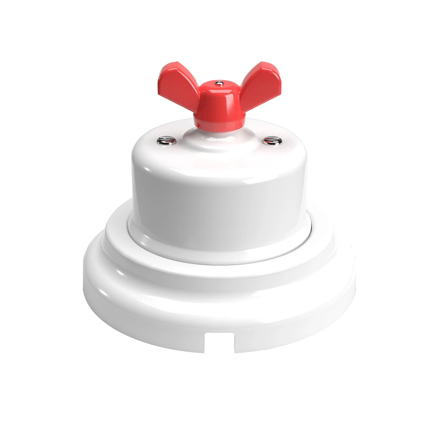 Kit interrupteur/va-et-vient avec écrou papillon et base en porcelaine blanche - Image 14