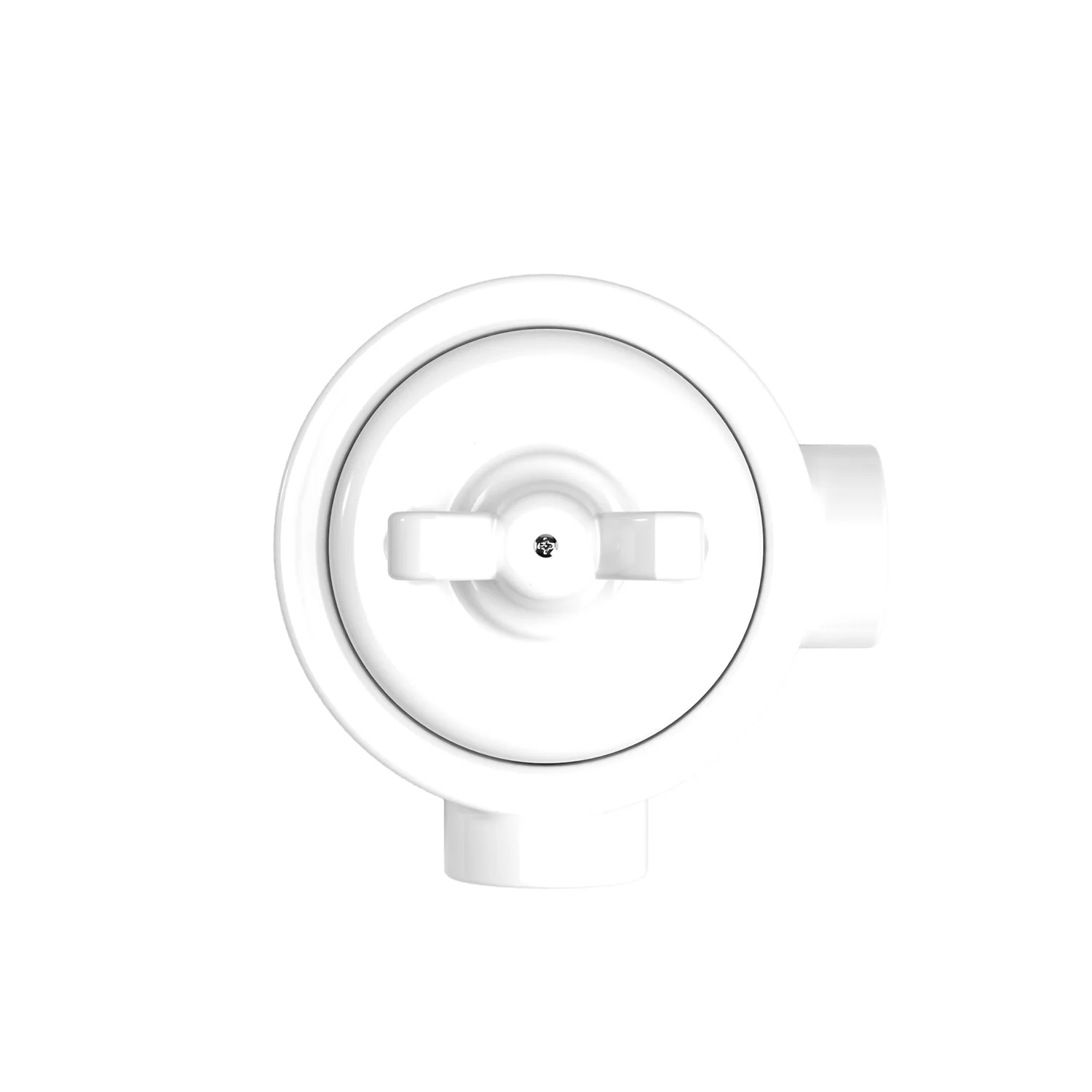 Kit interrupteur/va-et-vient avec écrou papillon et base pour Creative-Tubes en porcelaine blanche - Image 9