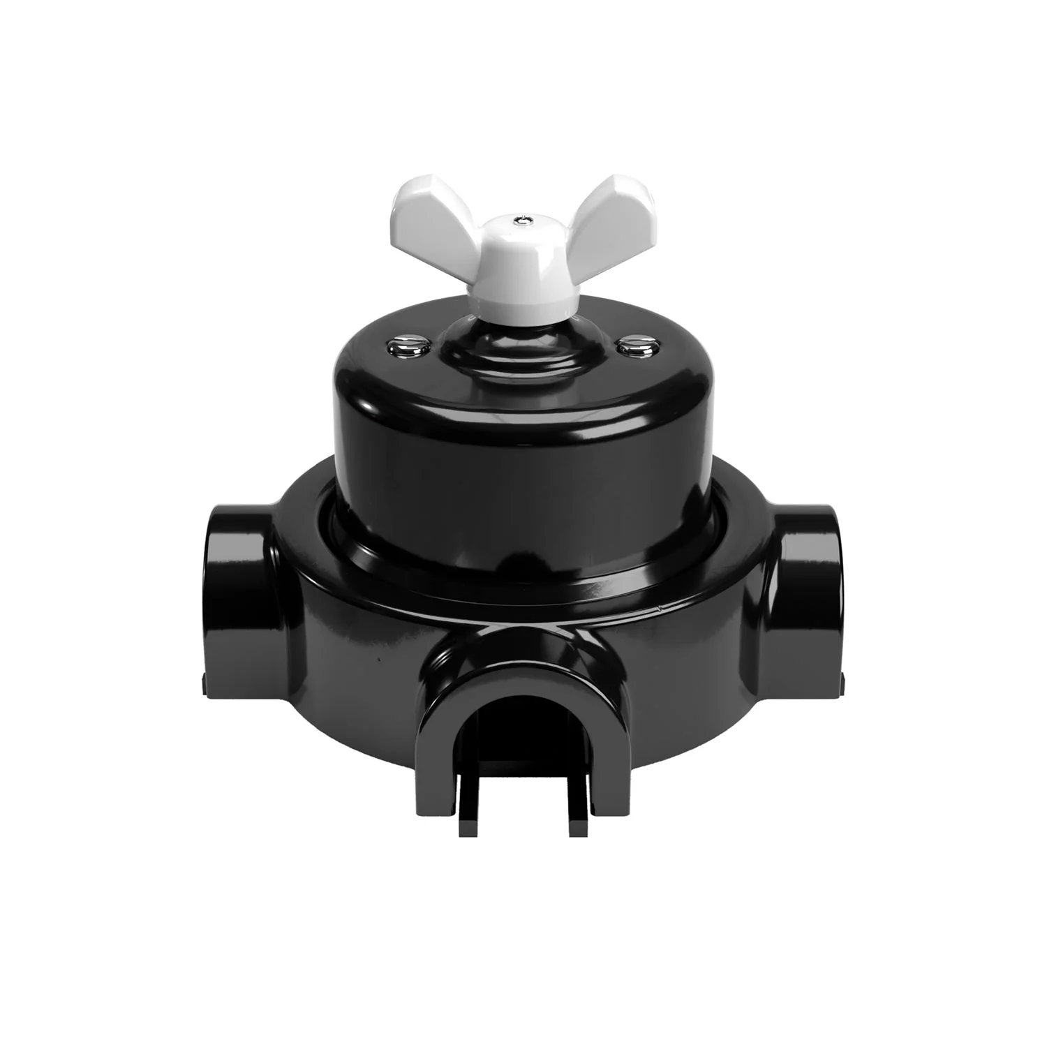 Kit interrupteur/va-et-vient avec écrou papillon et base pour Creative-Tubes en porcelaine noire - Image 22