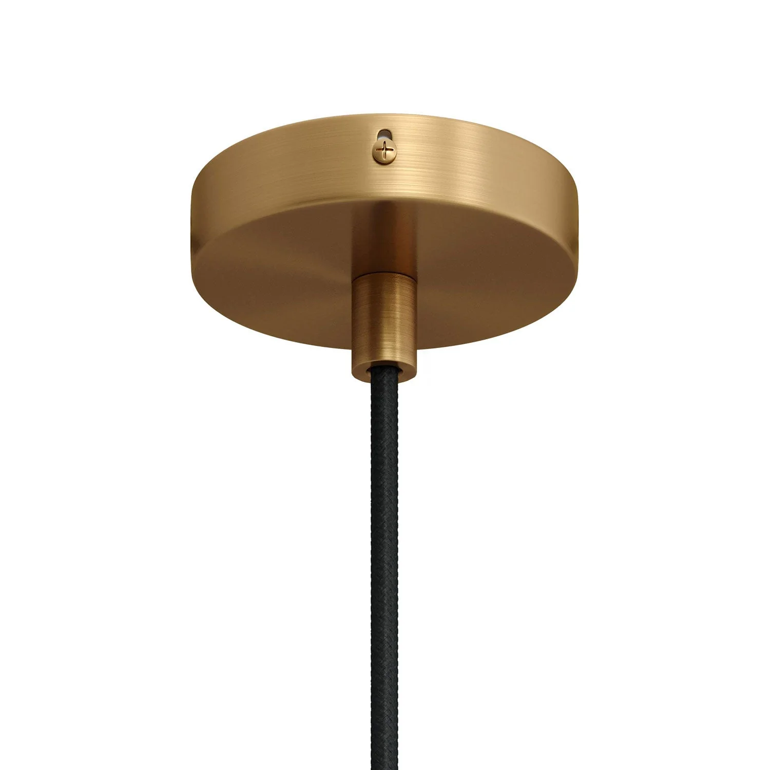 Kit Mini Pavillon cylindrique en métal à 1 trou central - Bronze satiné - Image 5