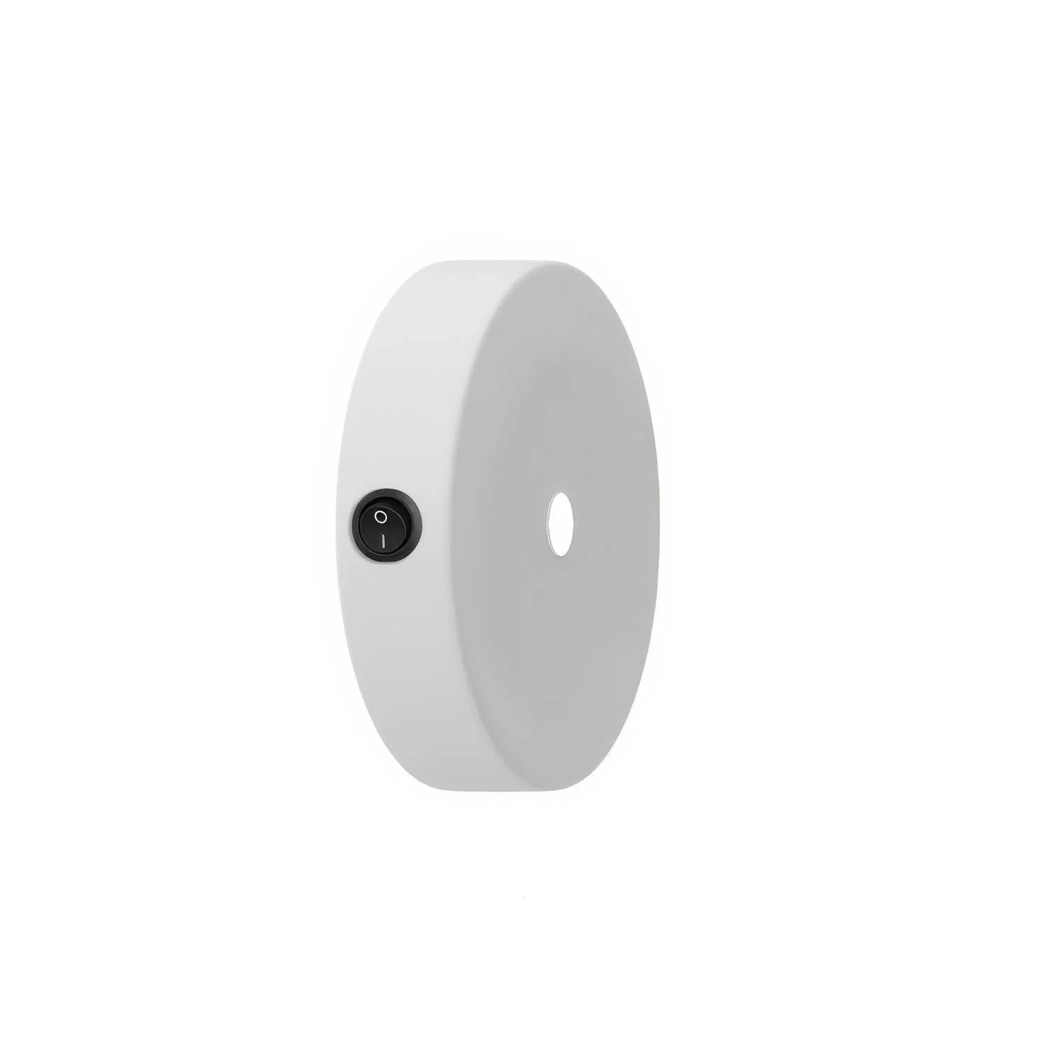 Kit mini pavillon cylindrique en métal avec interrupteur - Blanc mat