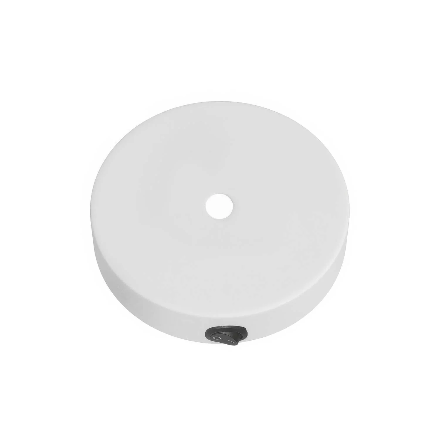Kit mini pavillon cylindrique en métal avec interrupteur - Blanc mat - Image 2