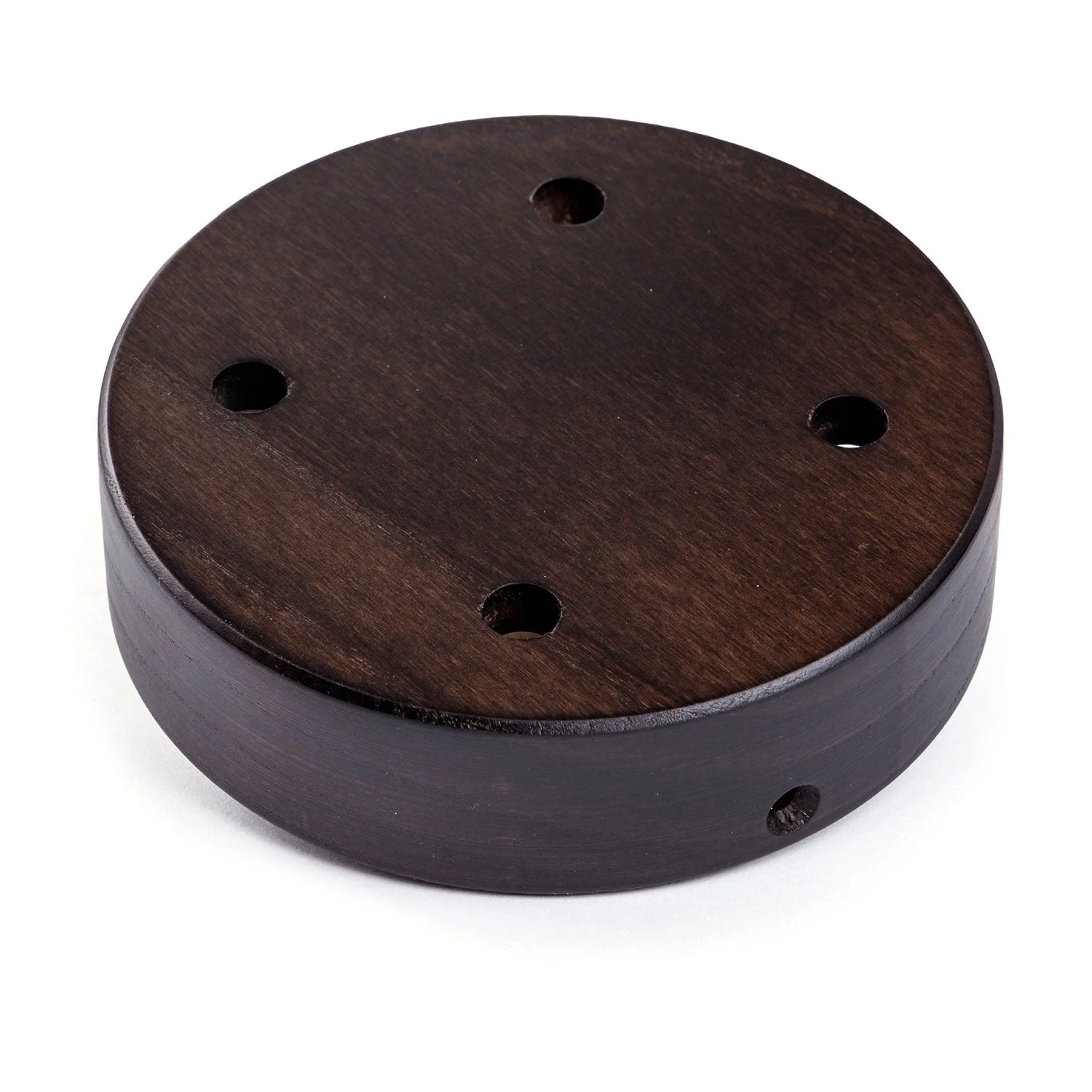 Kit pavillon cylindrique en bois à 4 trous – Effet Wengé - Image 2