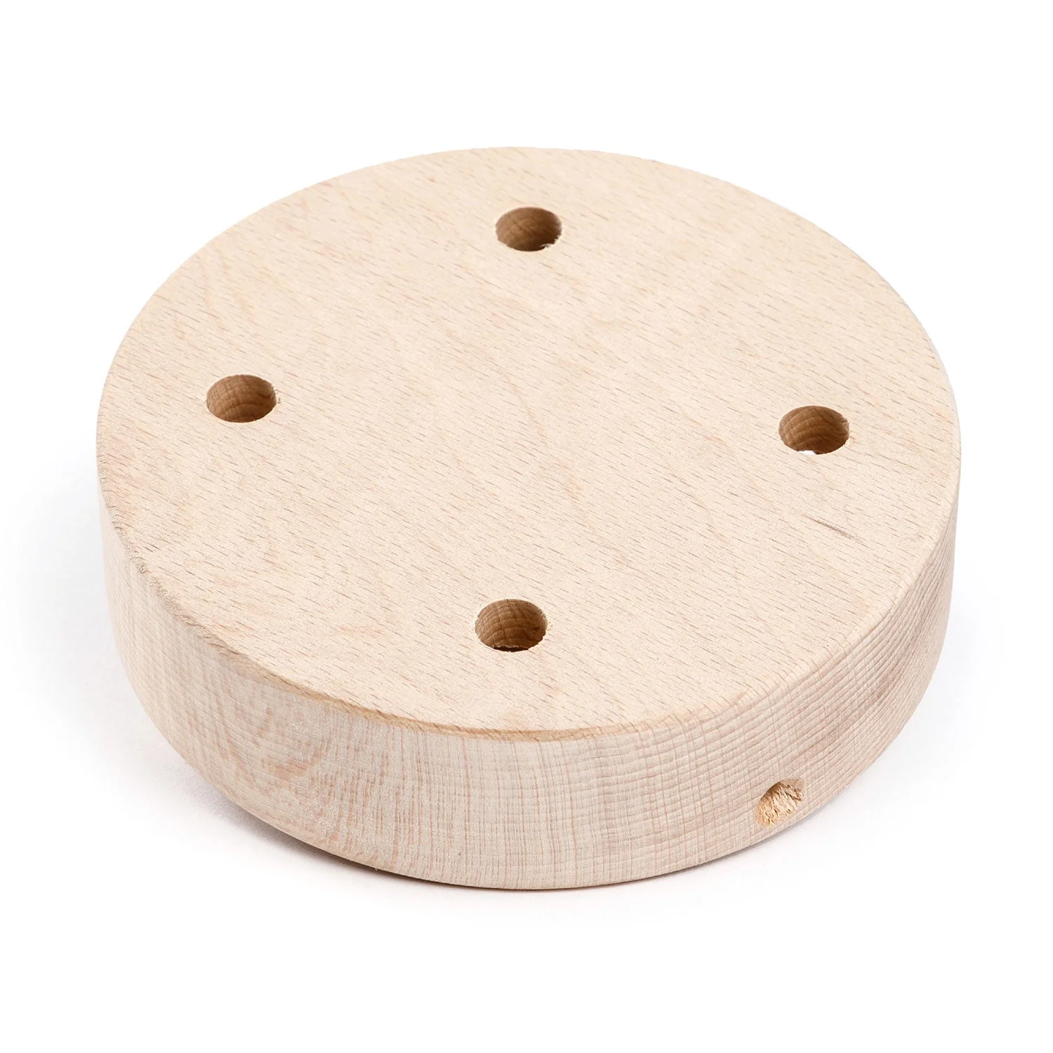 Kit pavillon cylindrique en bois à 4 trous - Neutre - Image 2