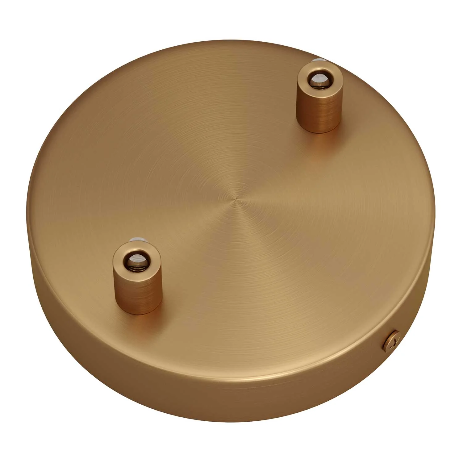 Kit pavillon cylindrique en métal à 2 trous - Bronze satiné - Image 7