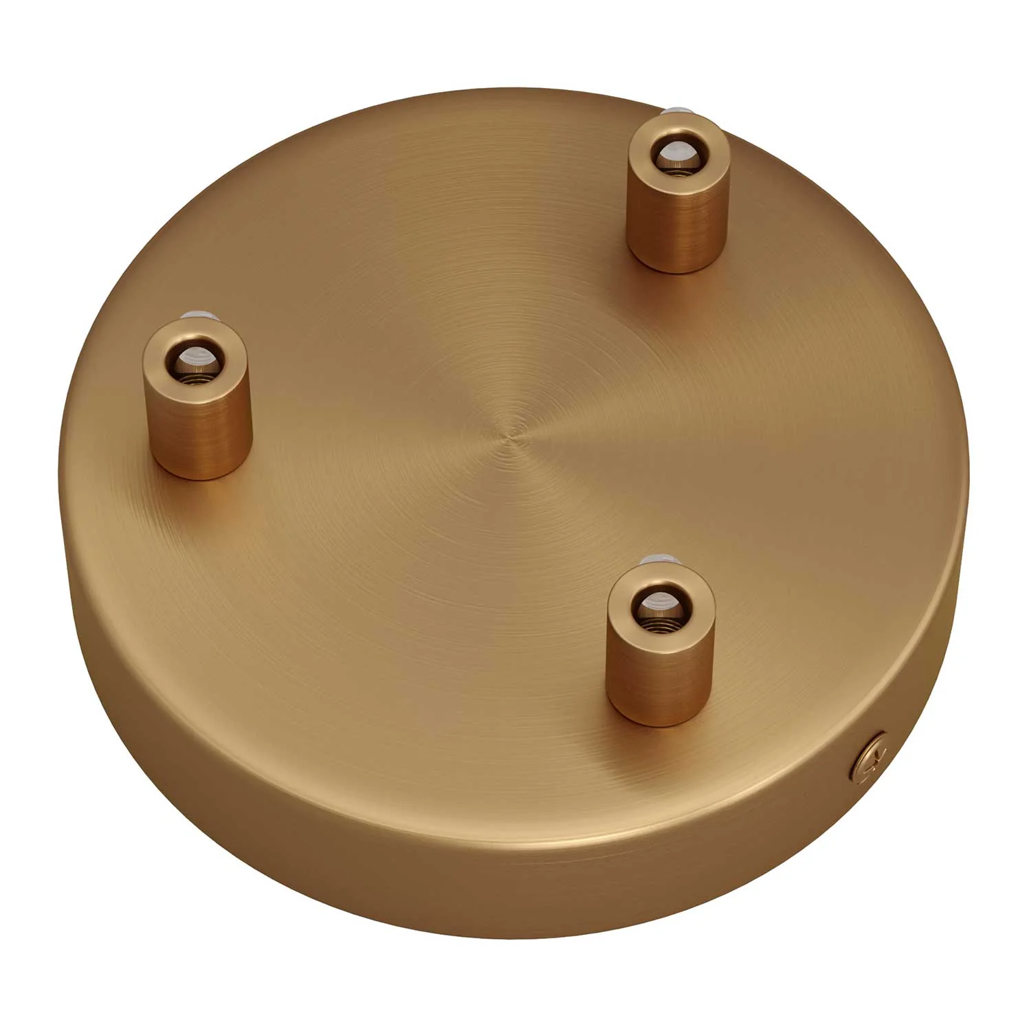 Kit pavillon cylindrique en métal à 3 trous - Bronze satiné - Image 7