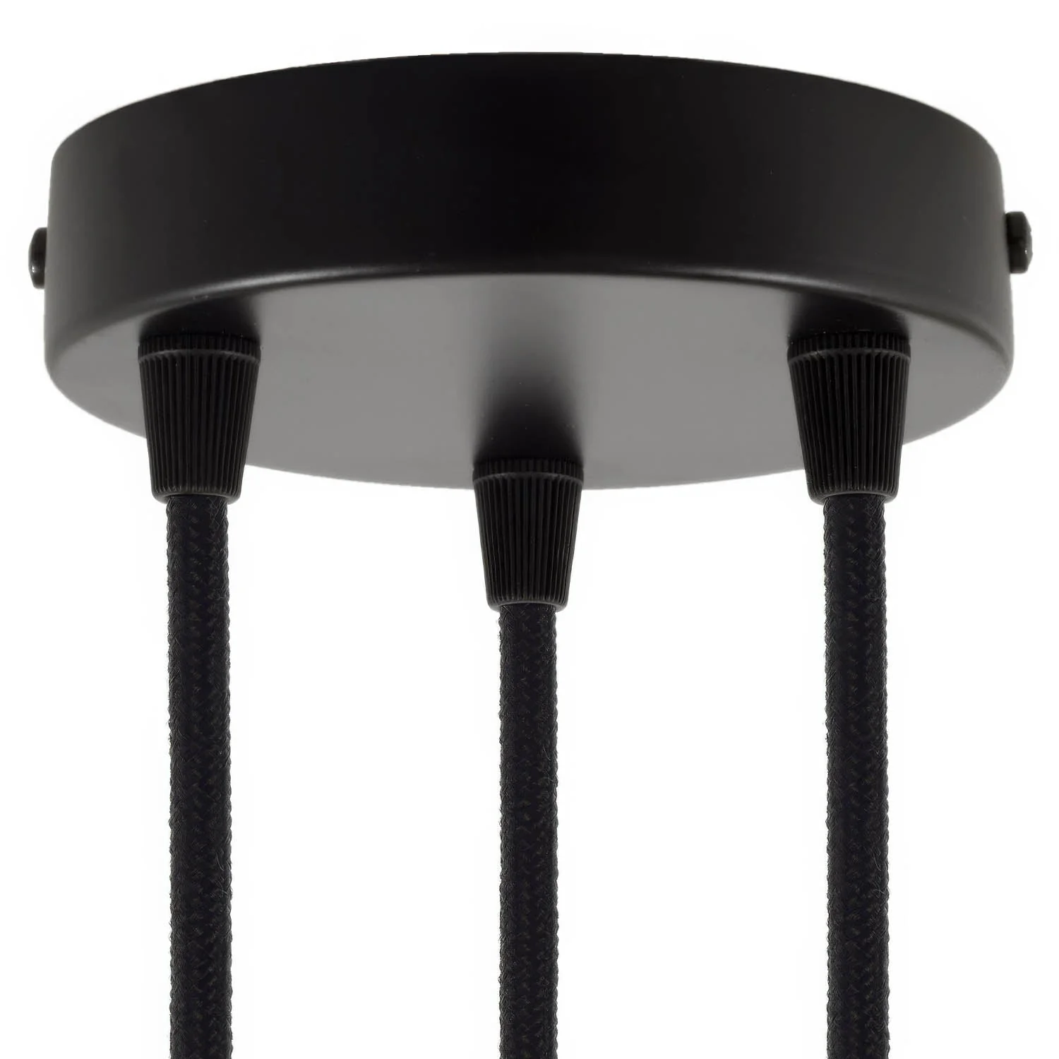 Kit pavillon cylindrique en métal à 3 trous - Noir