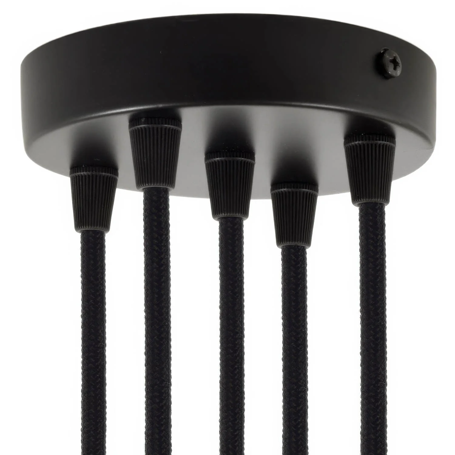 Kit pavillon cylindrique en métal à 5 trous - Noir