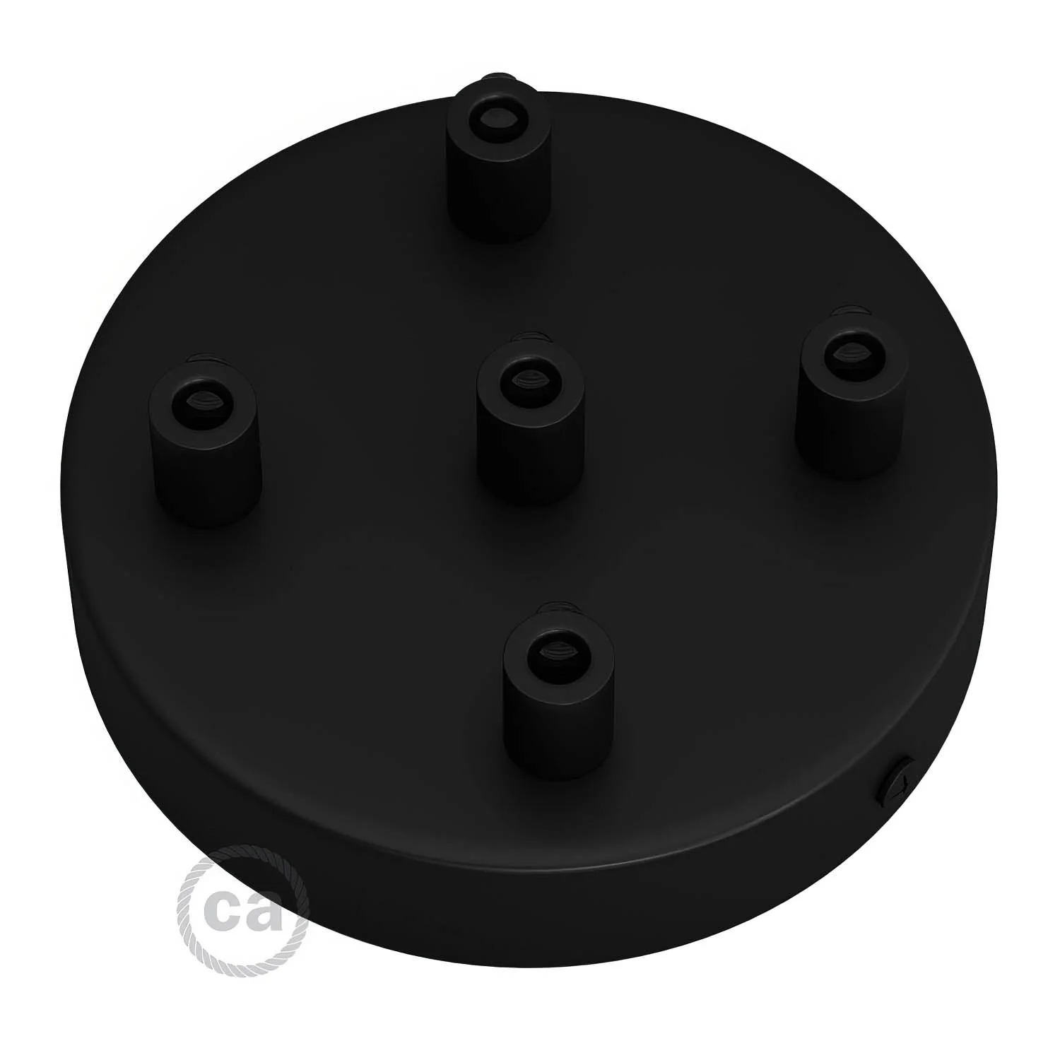 Kit pavillon cylindrique en métal à 5 trous - Noir - Image 7