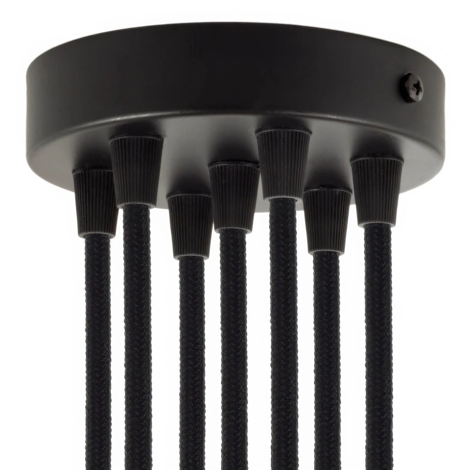 Kit pavillon cylindrique en métal à 7 trous - Noir