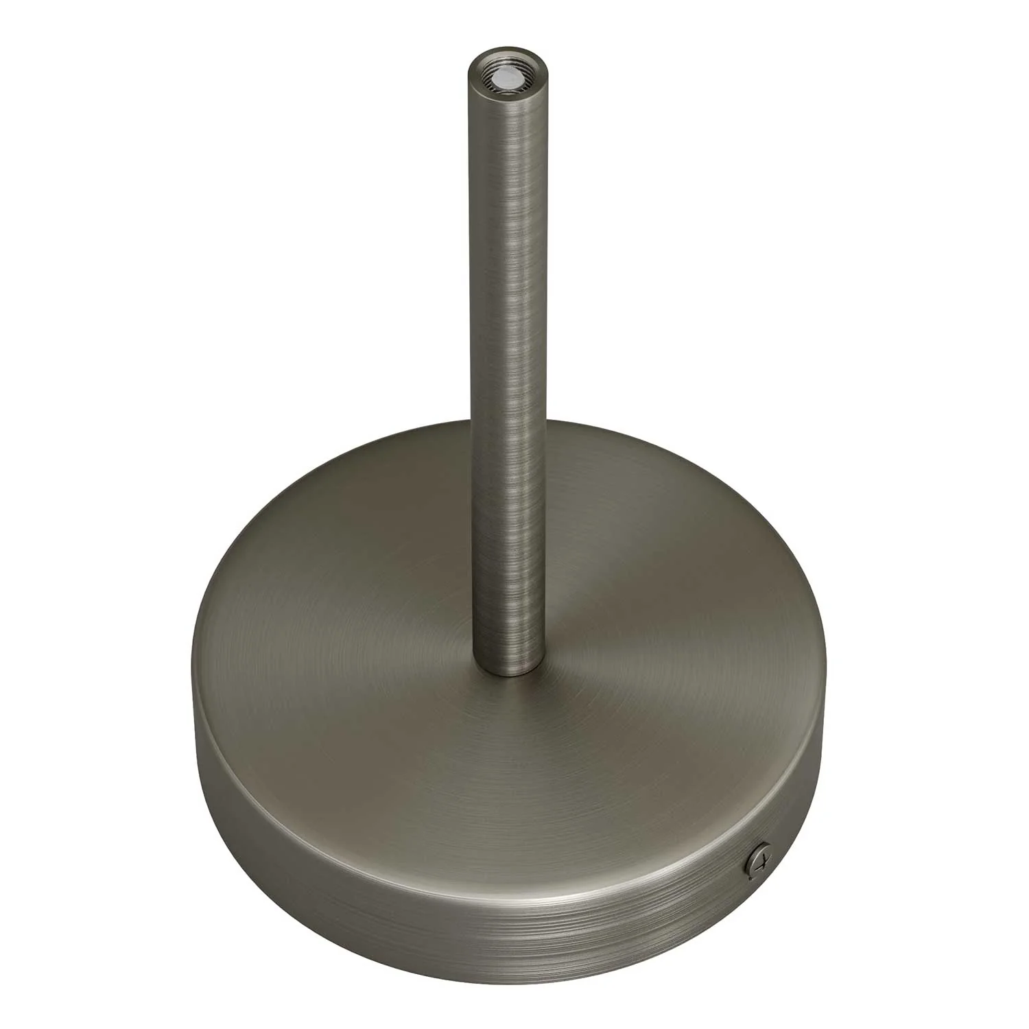 Kit pavillon cylindrique en métal avec serre-câble de 15 cm - Titane satiné - Image 2
