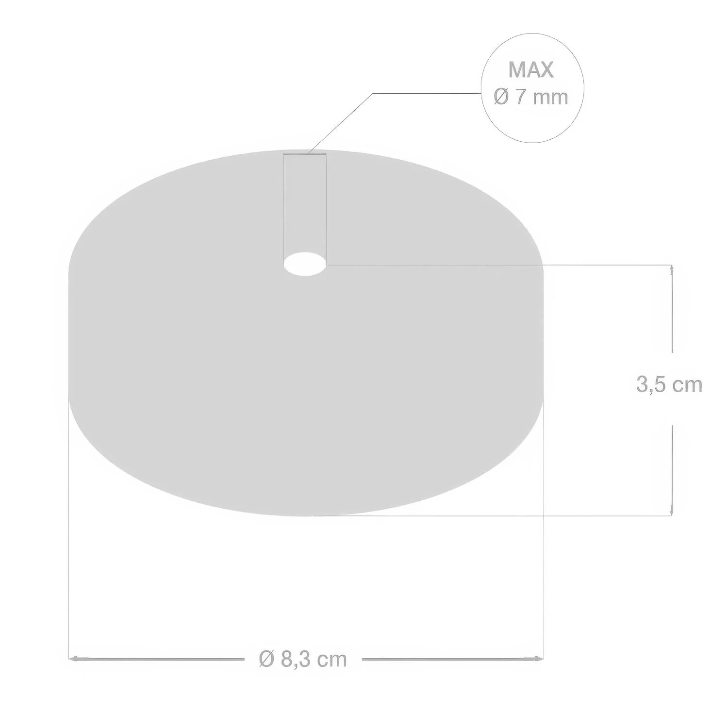 Kit pavillon cylindrique en silicone - Jaune - Image 4