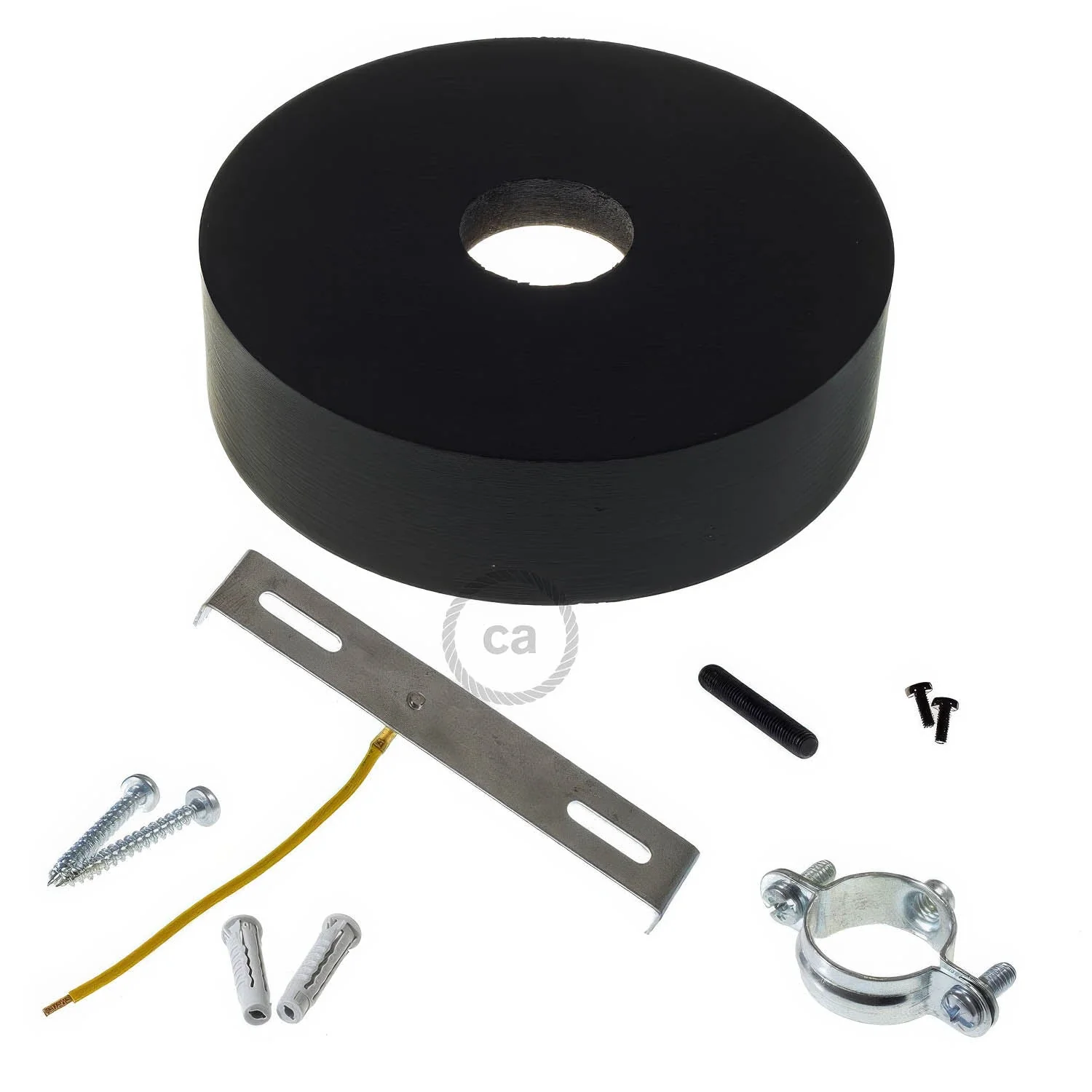 Kit pavillon en bois pour cordon 3XL - Noir - Image 2