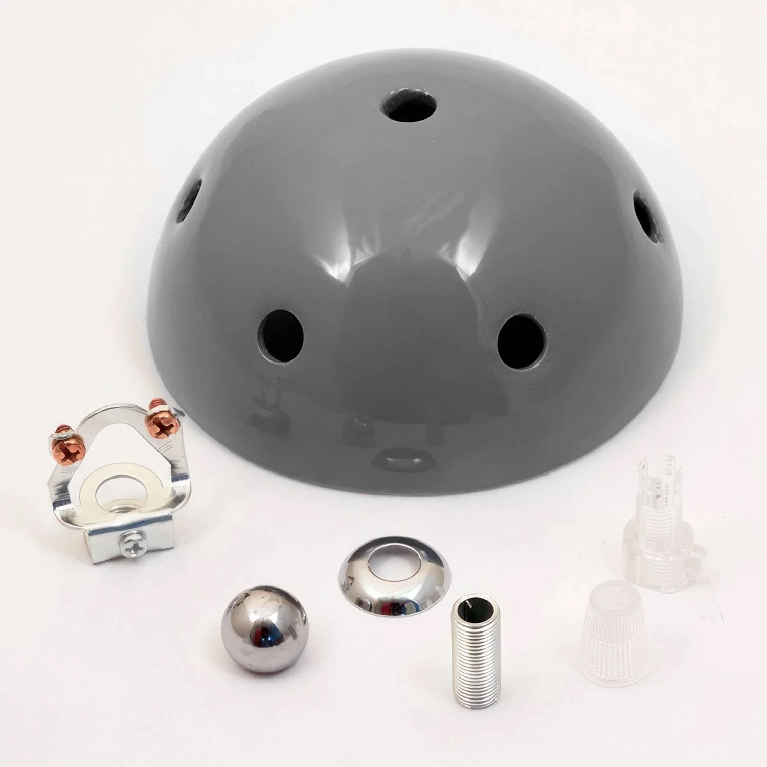 Kit rosace en céramique à 6 trous - Gris - Image 3